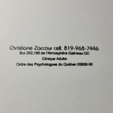 Voir le profil de Christiane Zaccour Psychologue - Cantley