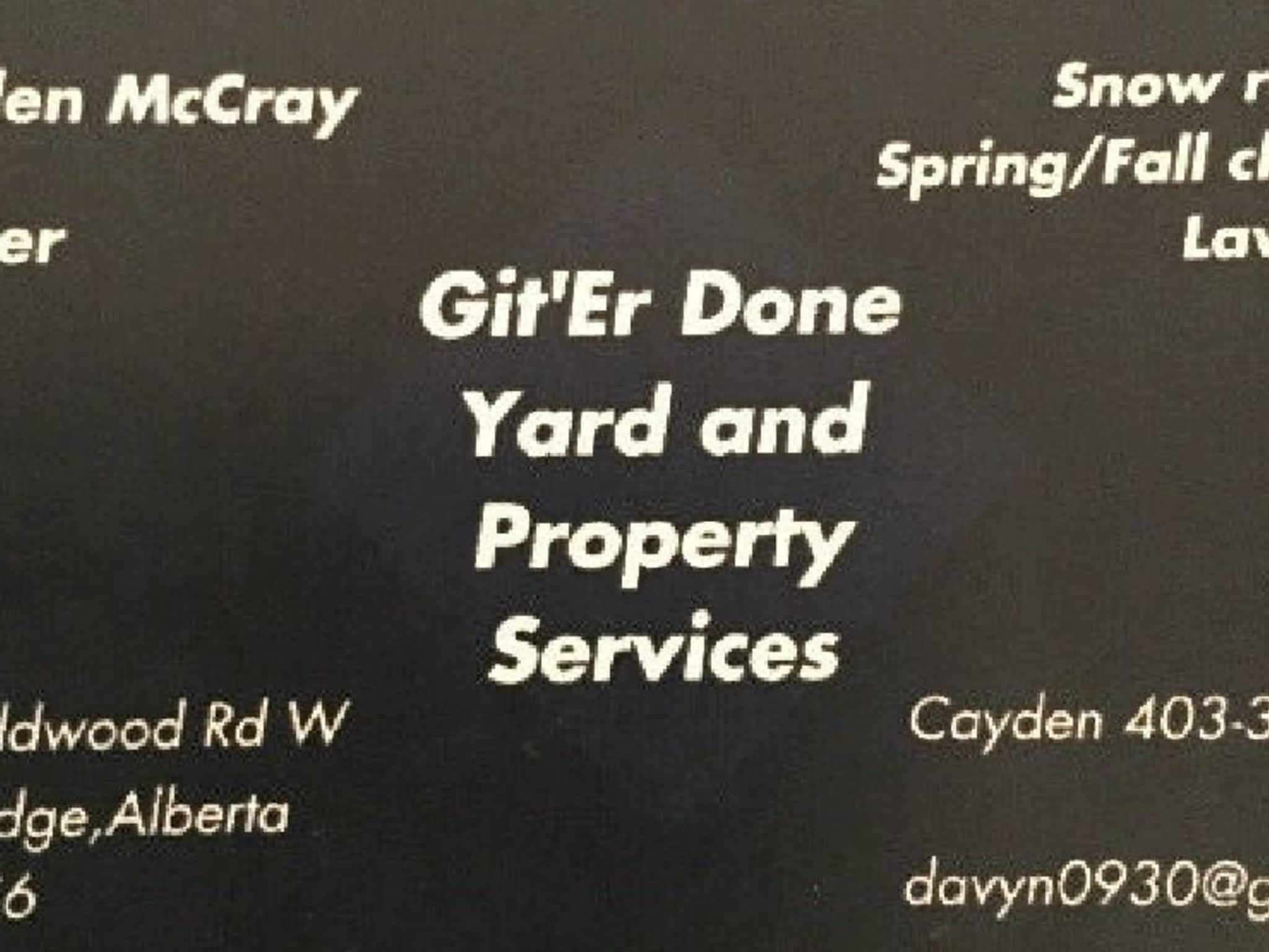 photo Git'Er Done Yard & Property Services