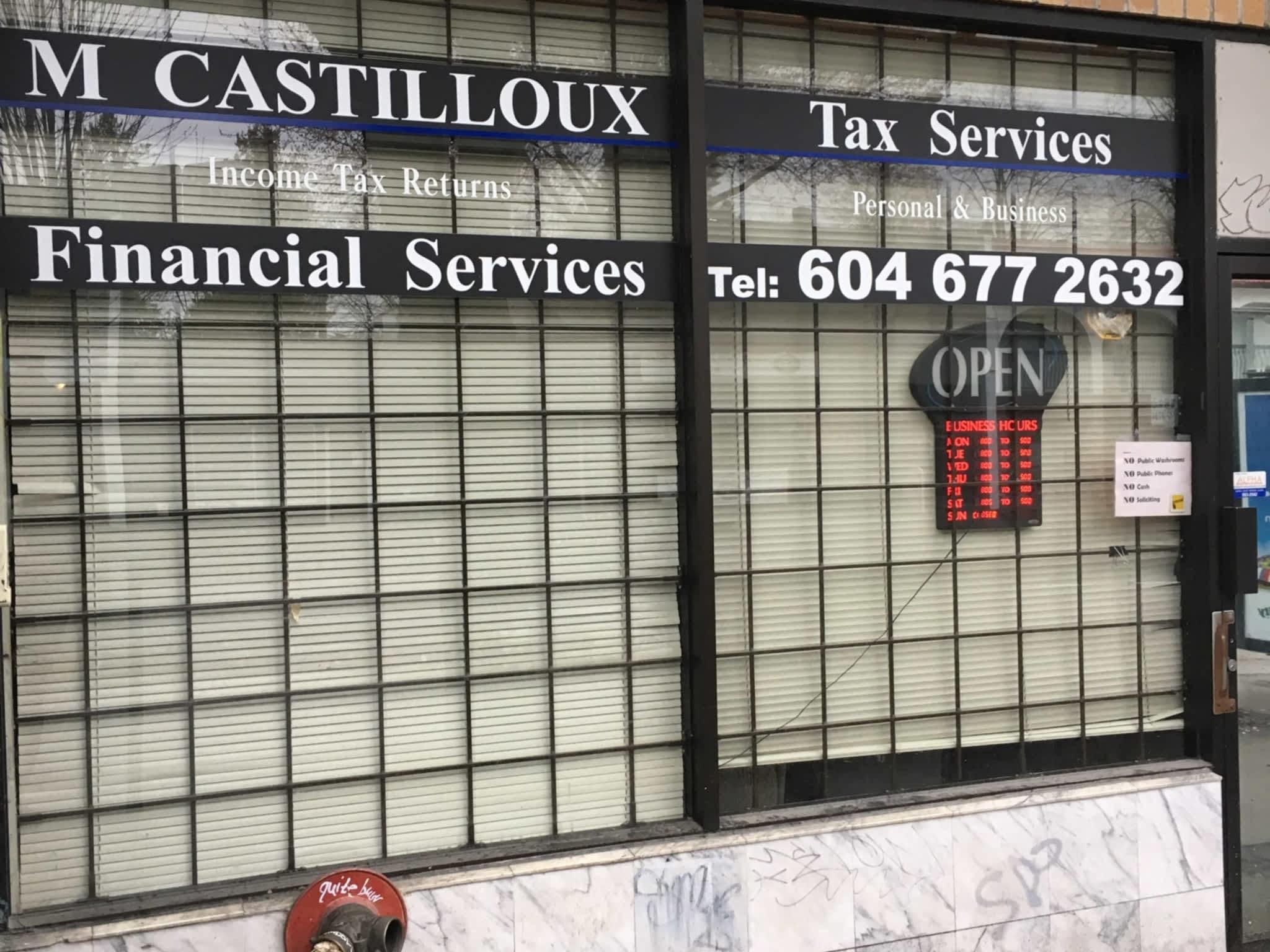photo M Castilloux Tax Services