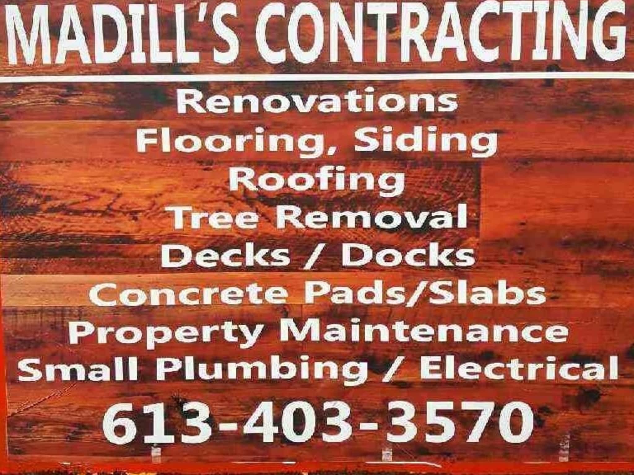 photo Madill's Contracting