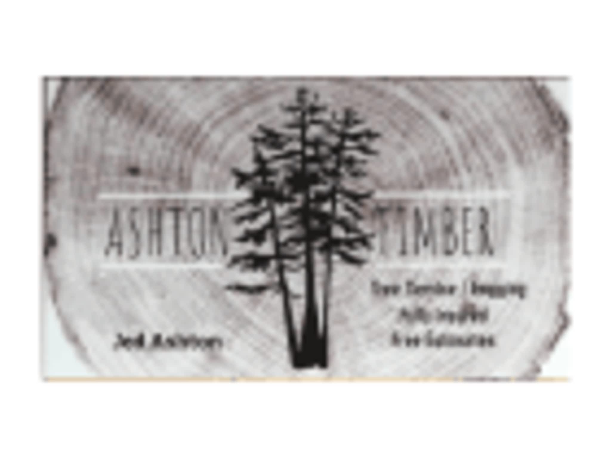 photo Ashton Timber Tree Service