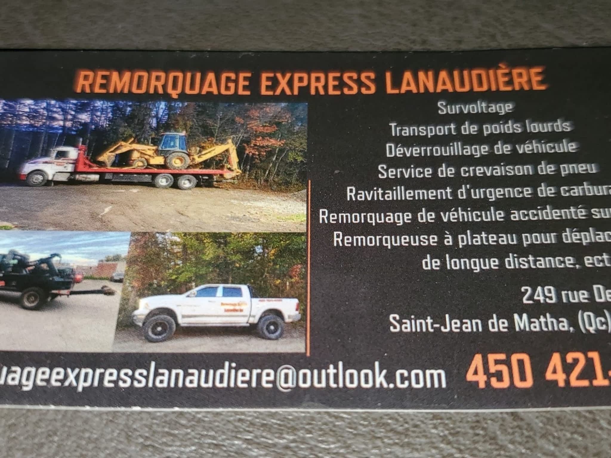 photo Remorquage & Transport Express Lanaudière