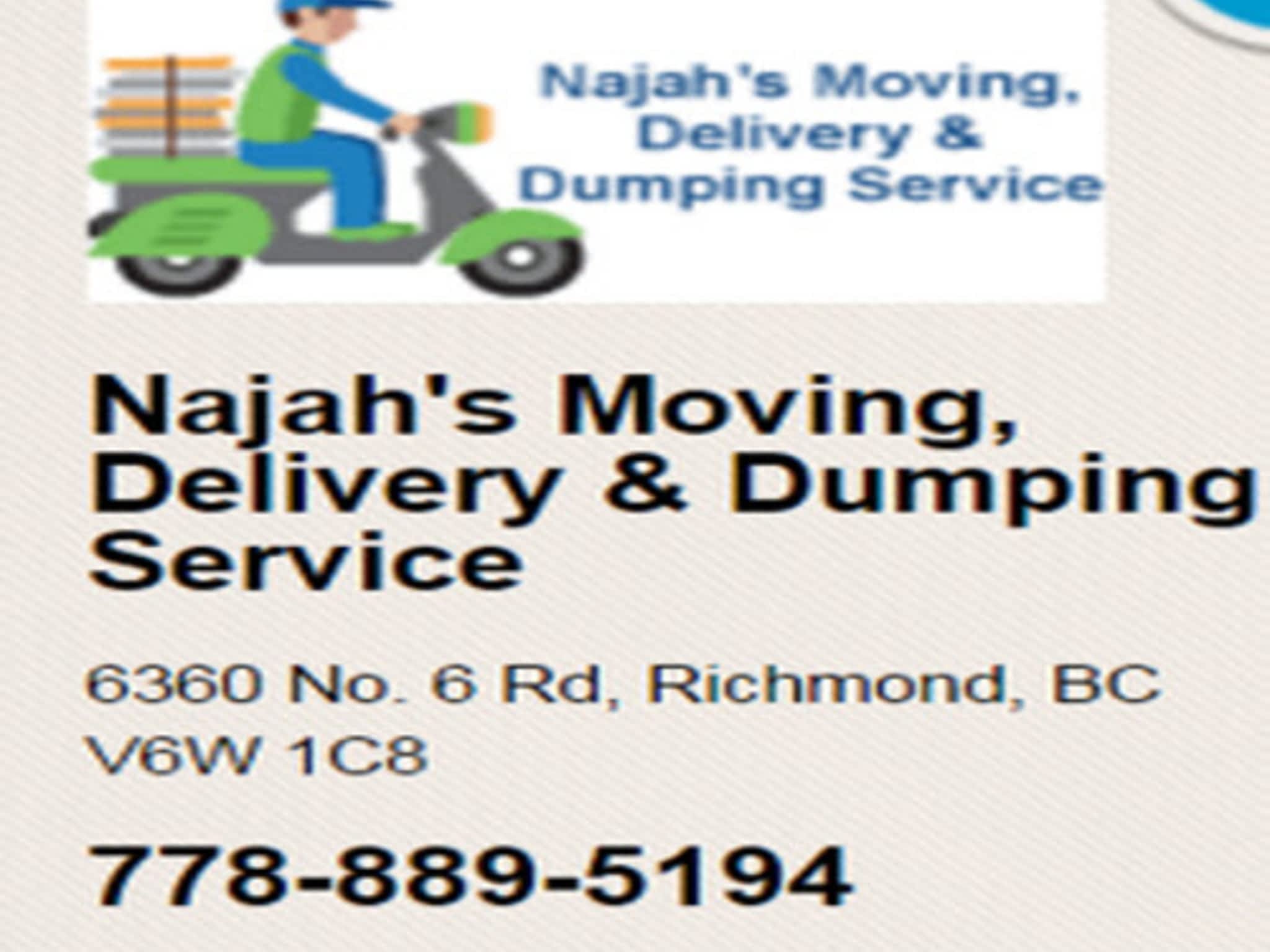 photo Najah's Moving, Delivery & Dumping Service