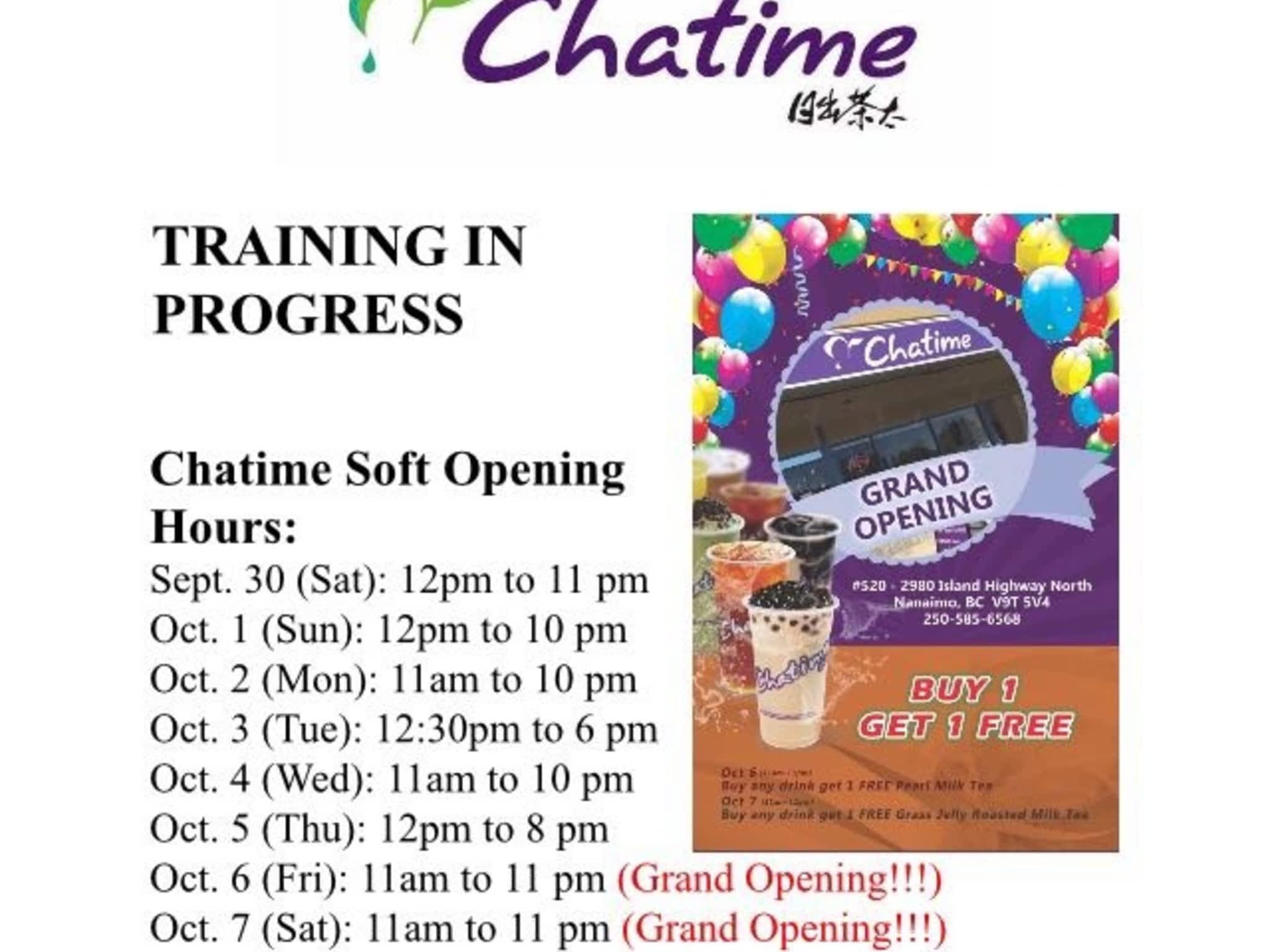 photo Chatime Nanaimo