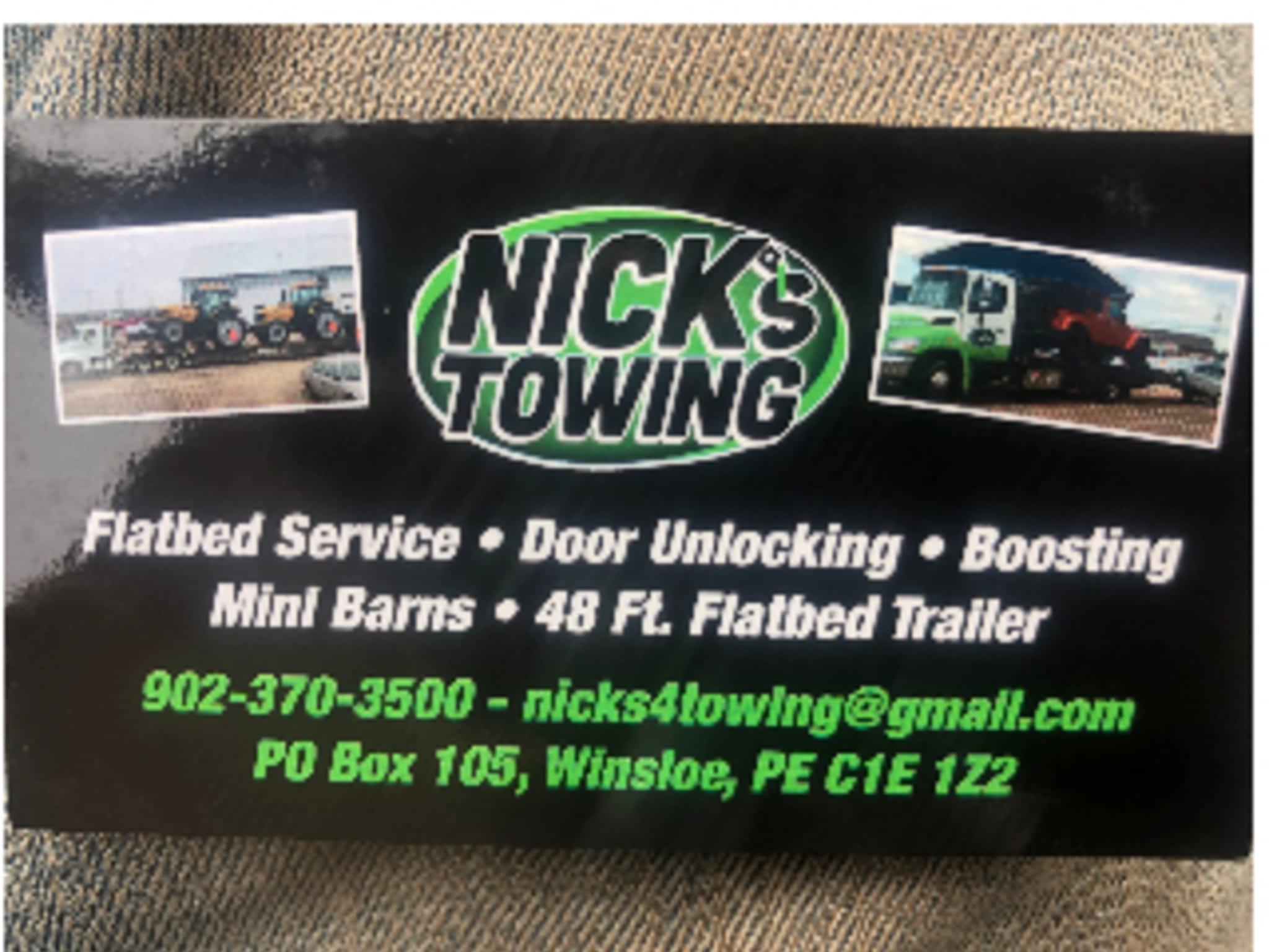 photo Nick's Towing