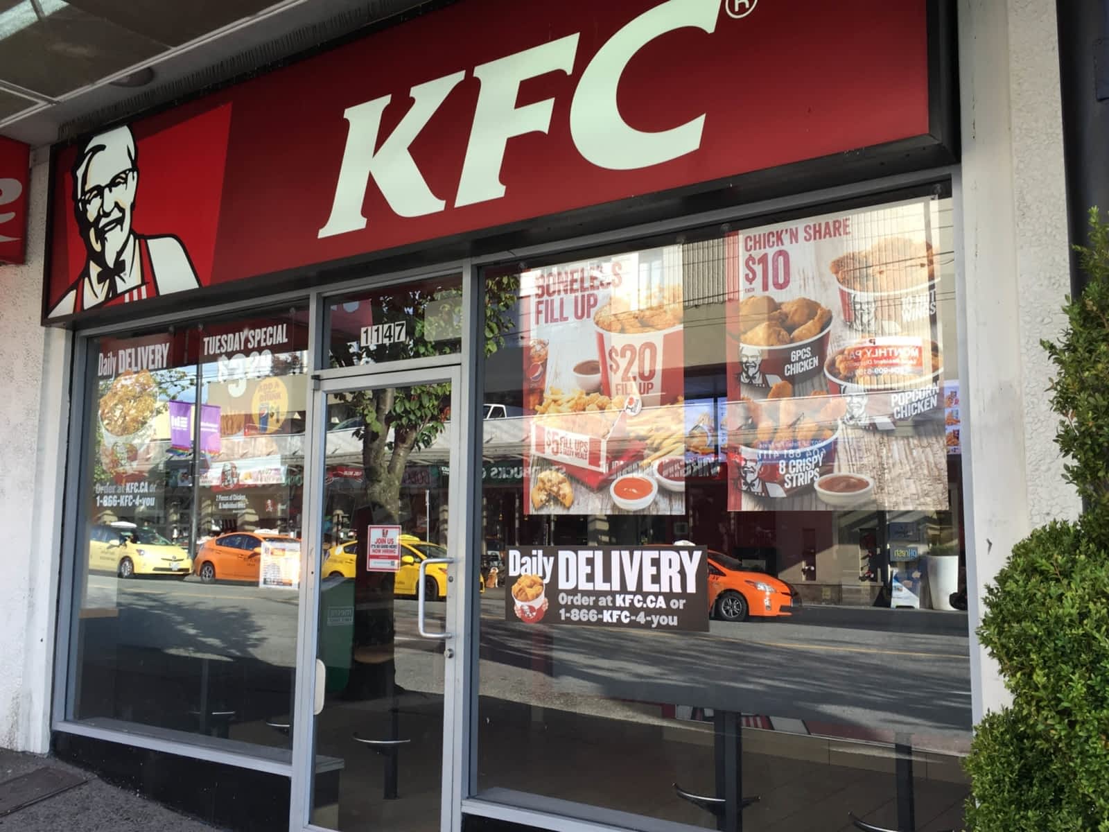 kfc-menu-hours-prices-1147-davie-street-vancouver-bc