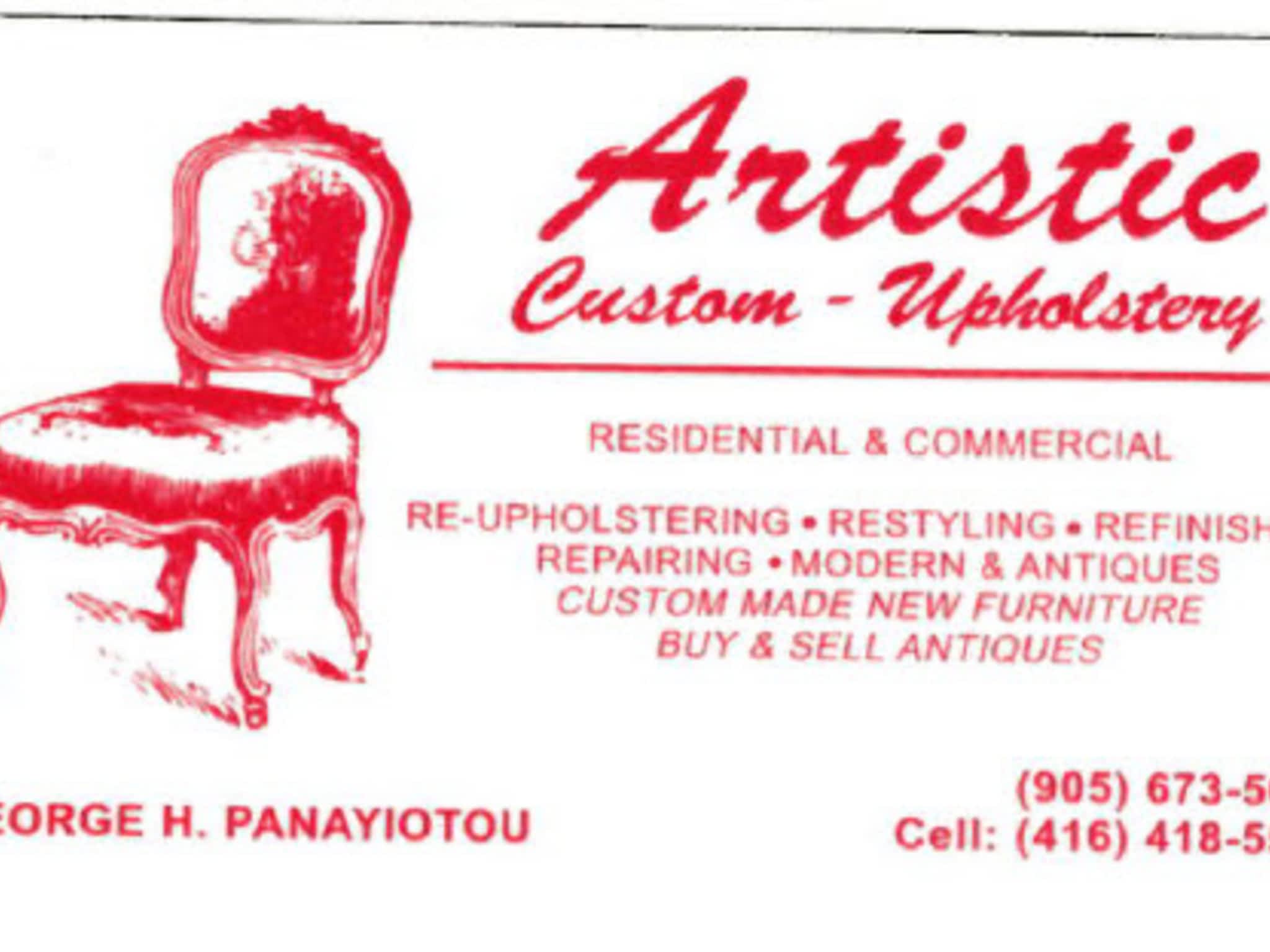 photo Artistic Custom Upholstery Residential & Commercial