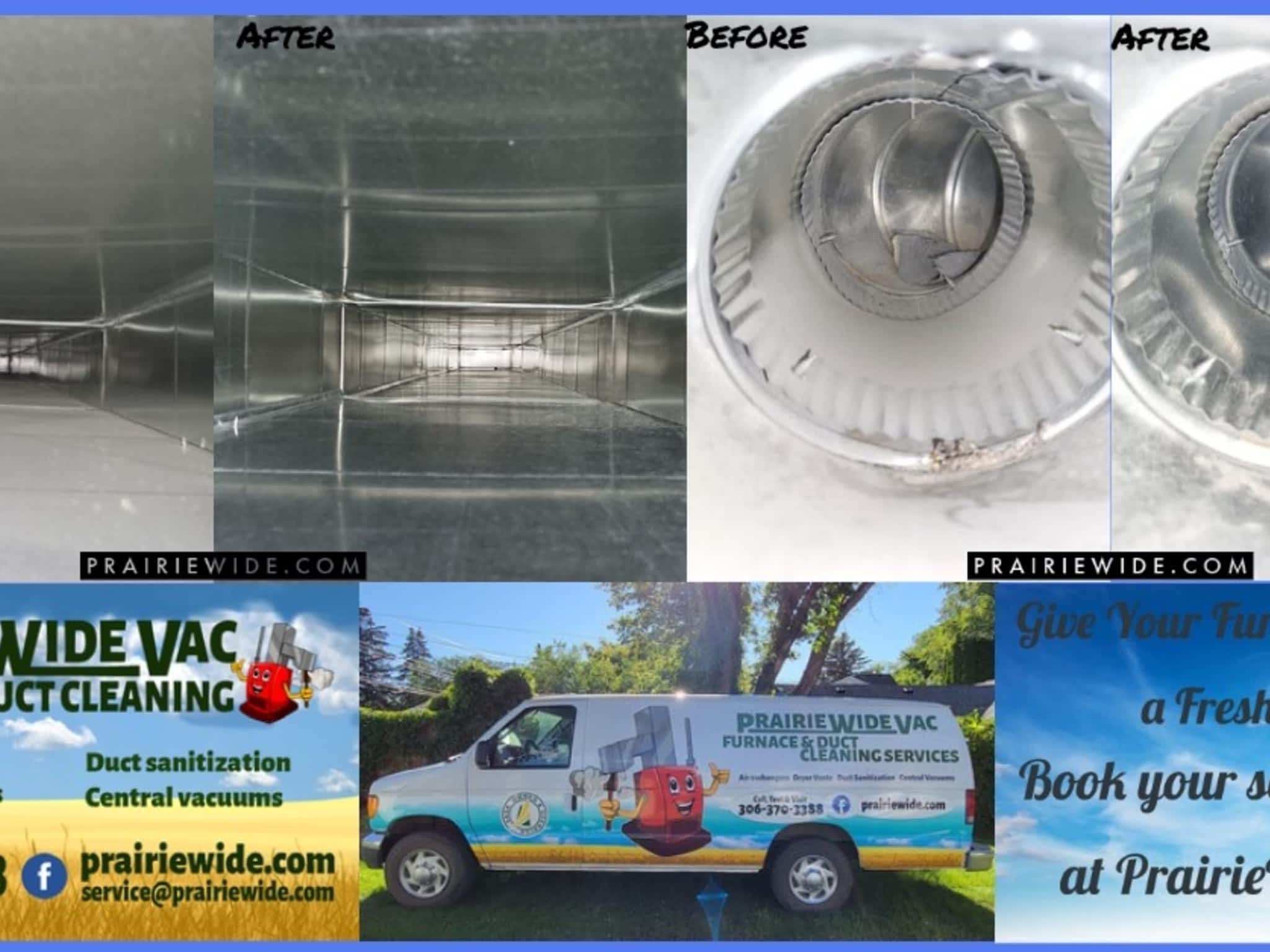 photo Prairiewide Vac Furnace & Duct Cleaning Services