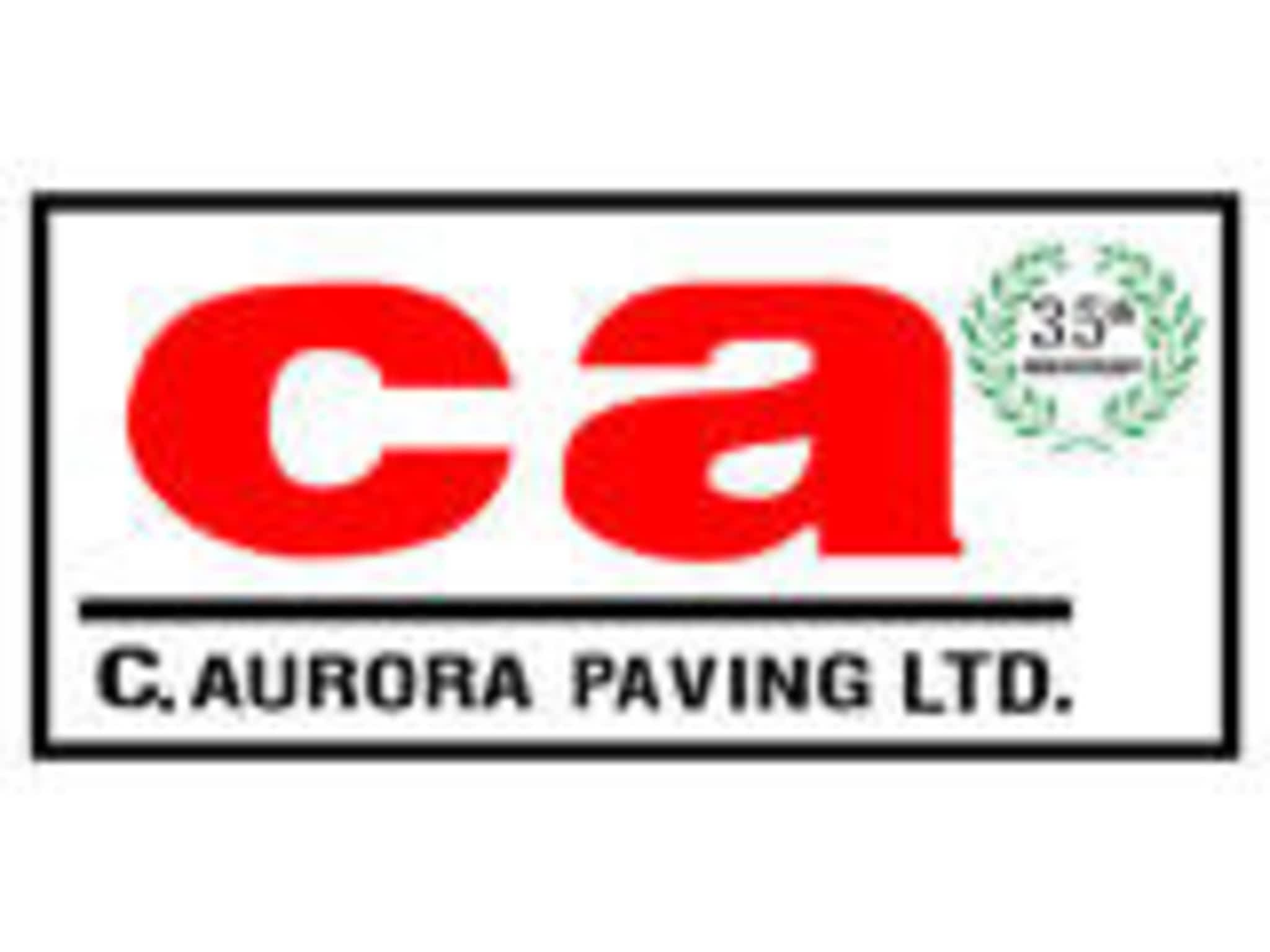 photo C. Aurora Paving Ltd