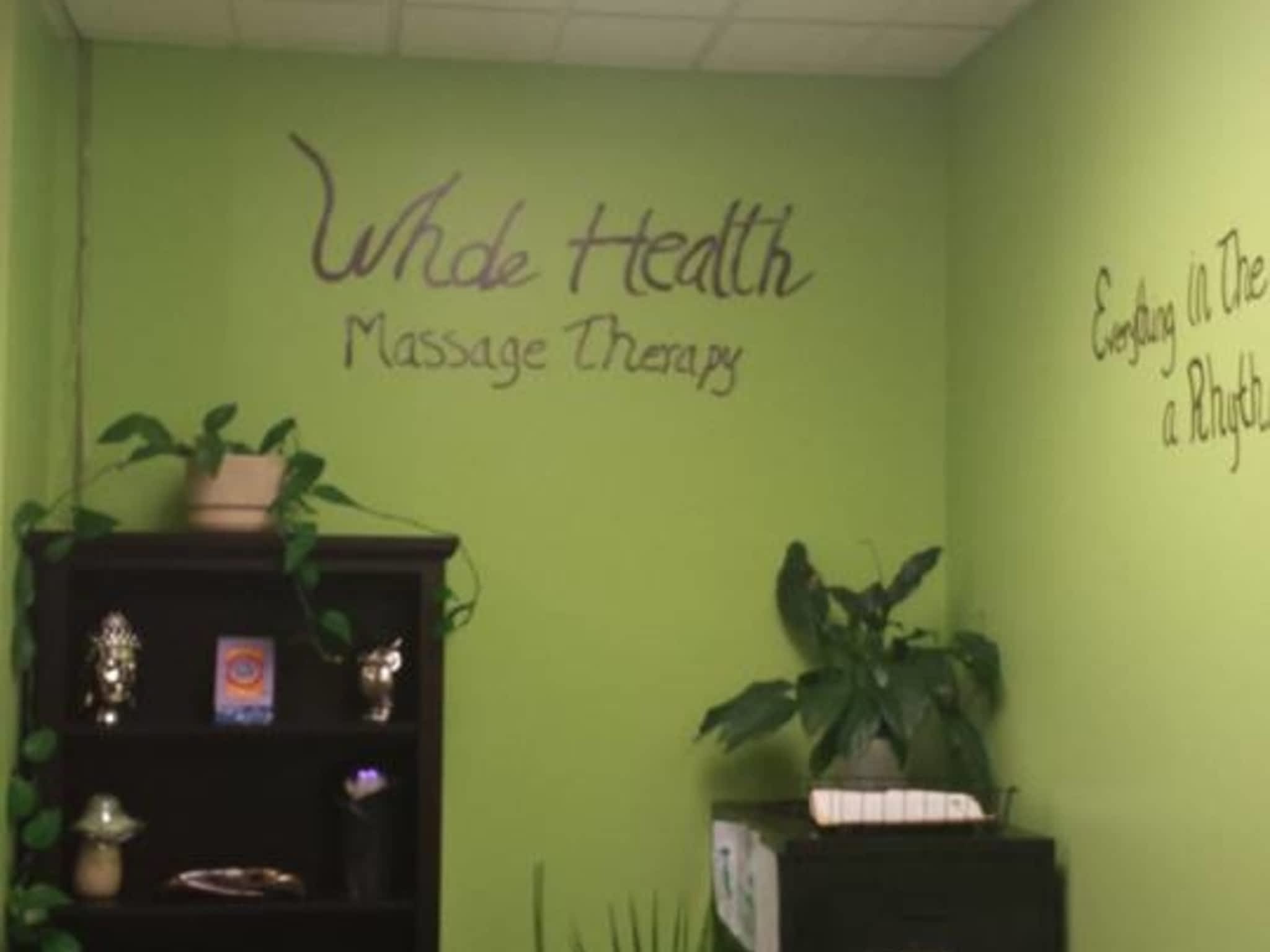 photo Whole Health Massage Therapy Regina