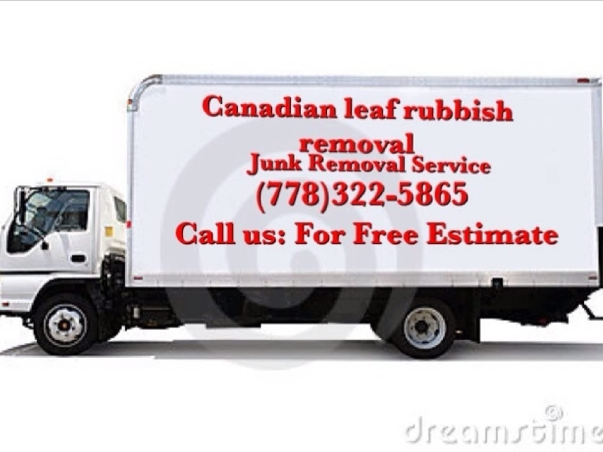 photo Canadian Leaf Rubbish Removal