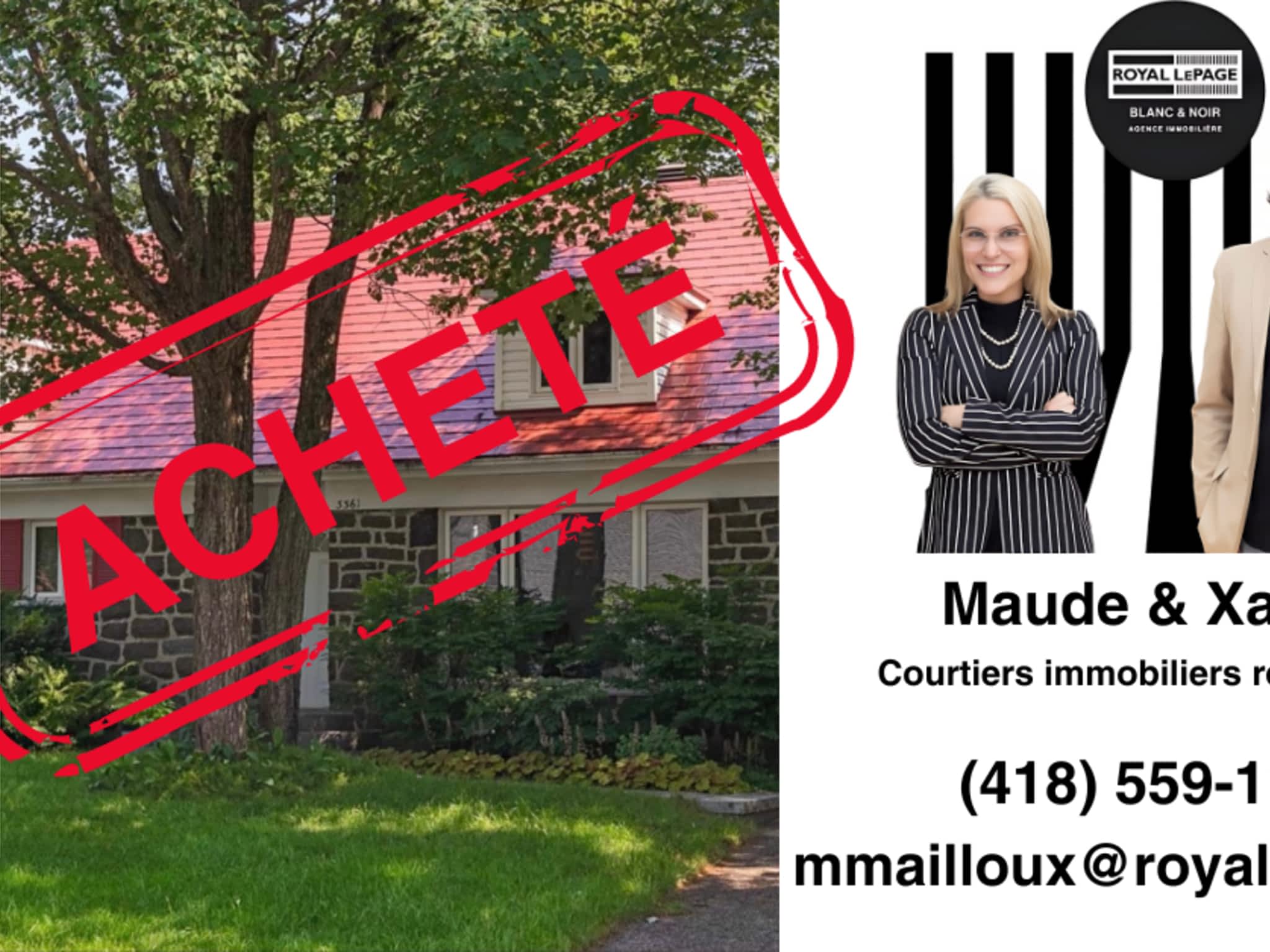 photo Maude Mailloux-Savard Courtier Immobilier Inc.