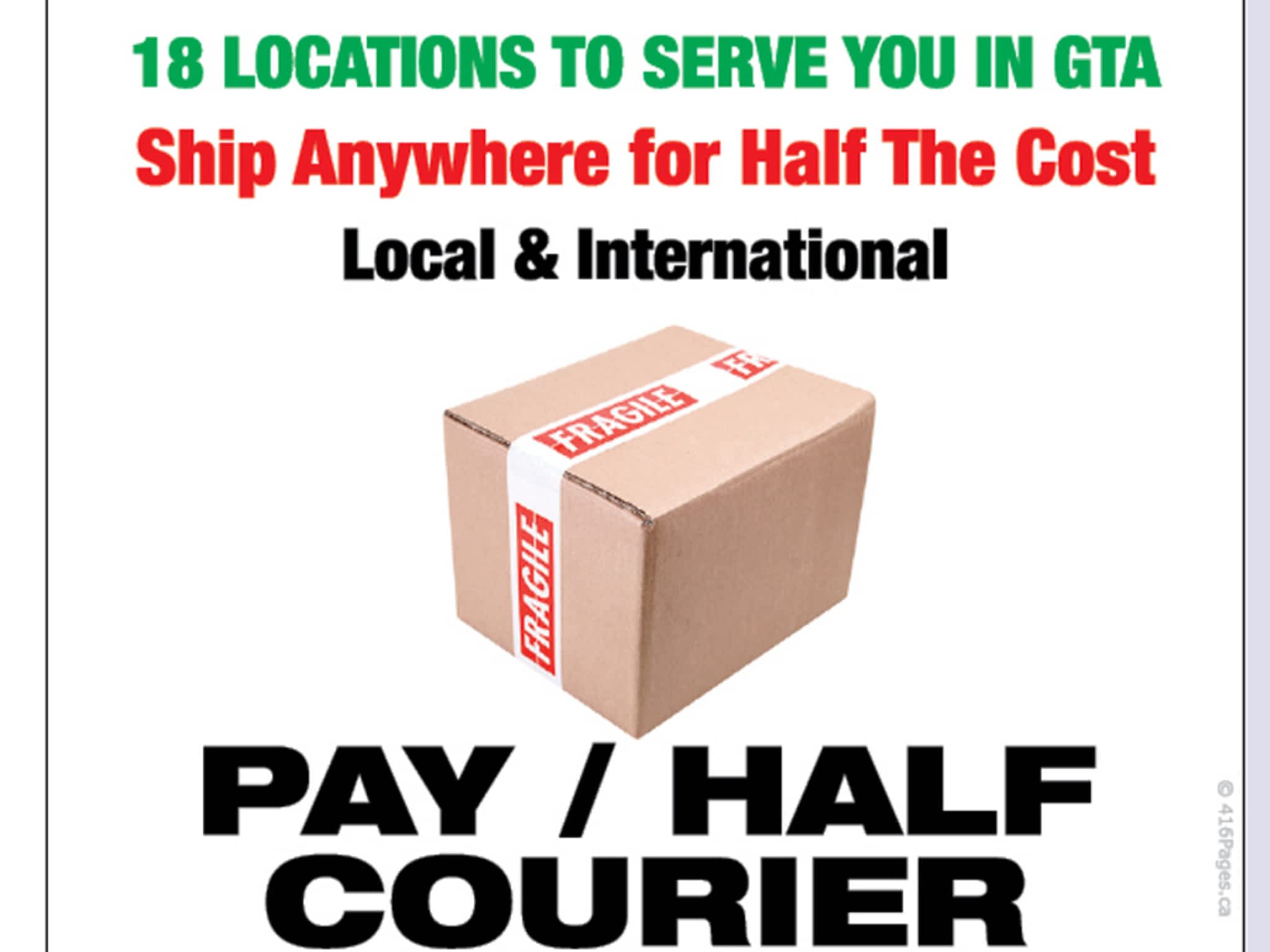 photo Pay Half Courier Services