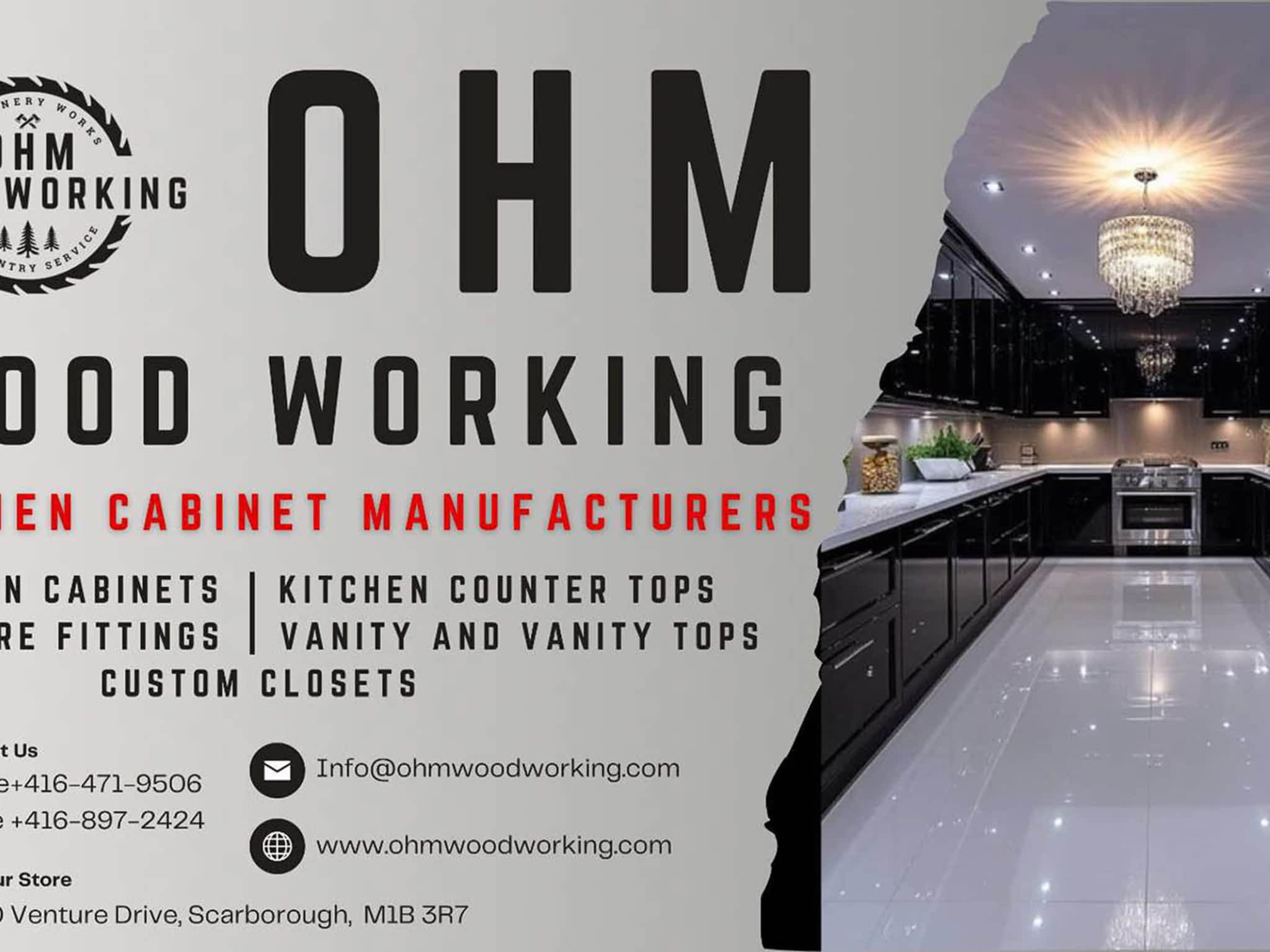 photo OHM Woodworking Kitchen Cabinet Manufacturer