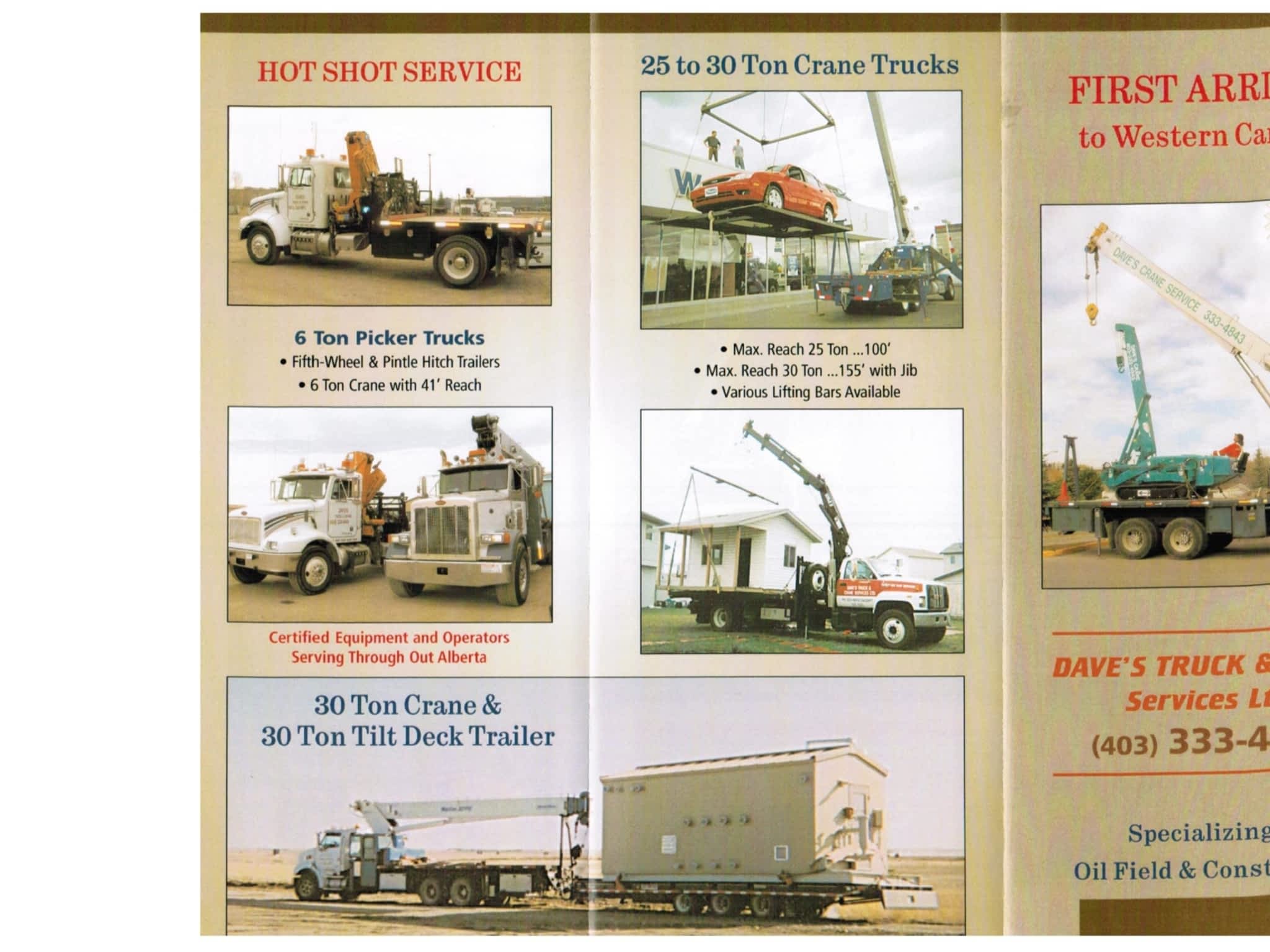 photo Dave's Truck & Crane Services Ltd