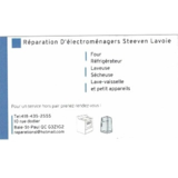 Voir le profil de Réparation d'électros ménagés Steeven Lavoie - Les Éboulements