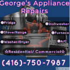 George's Appliance Repair and Service - Appliance Repair & Service