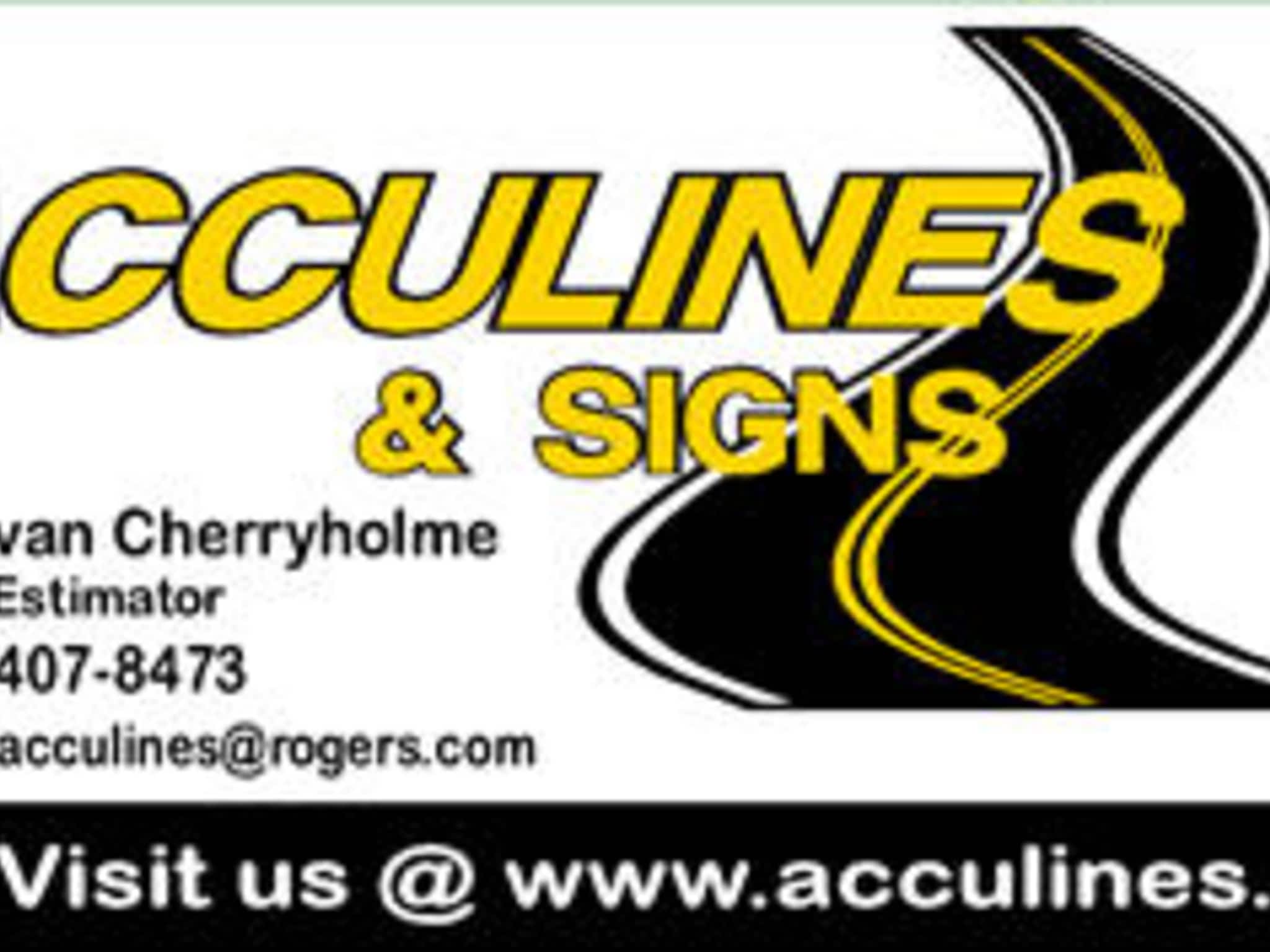 photo Acculines And Signs