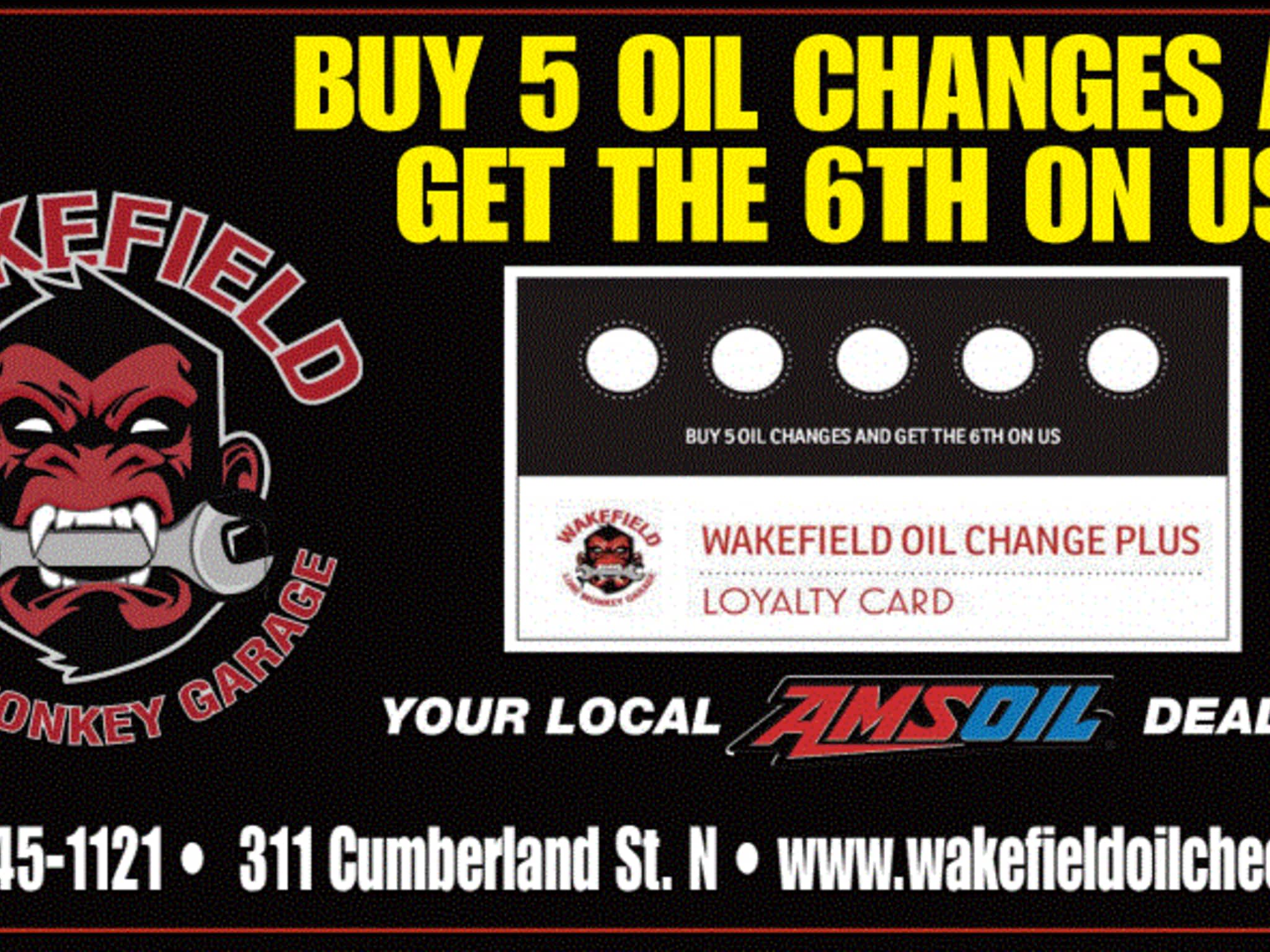 Wakefield Oil Change Plus Thunder Bay, ON 311 Cumberland St N
