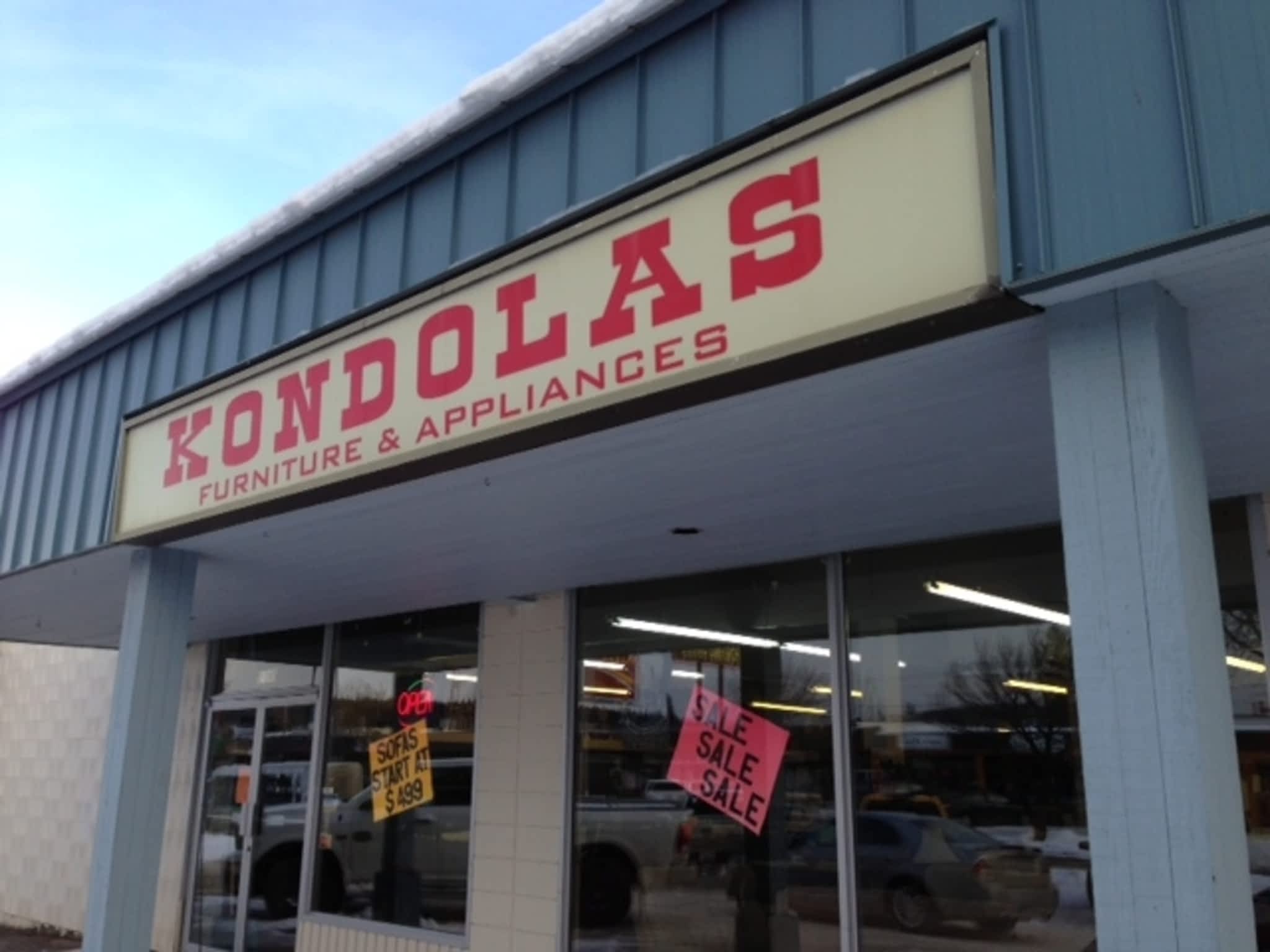 Kondolas Furniture & Appliances Ltd 100 Mile House, BC 343 Birch S
