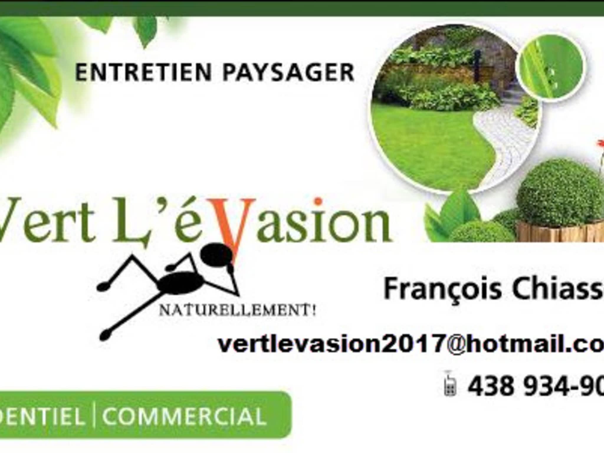 photo Vert l'évasion