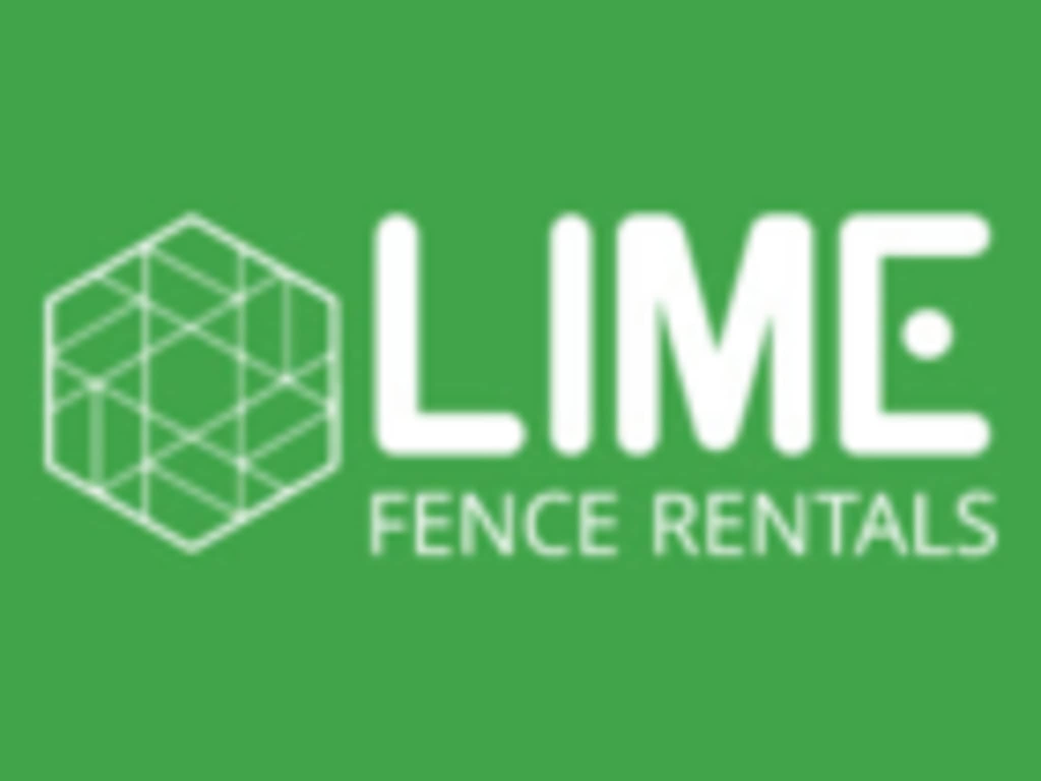 photo Lime Fence Rental