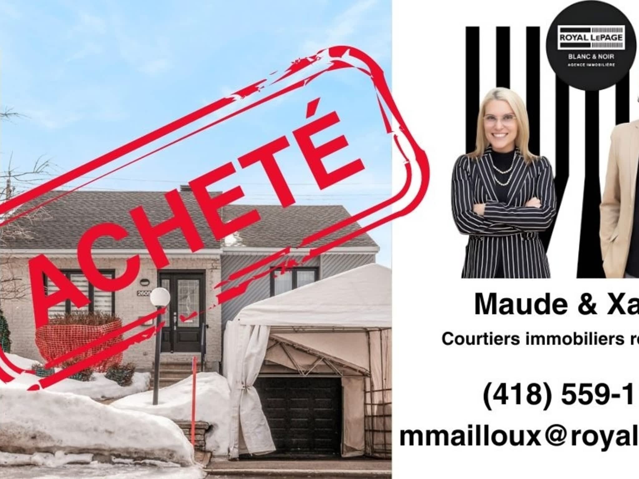 photo Maude Mailloux-Savard Courtier Immobilier Inc.