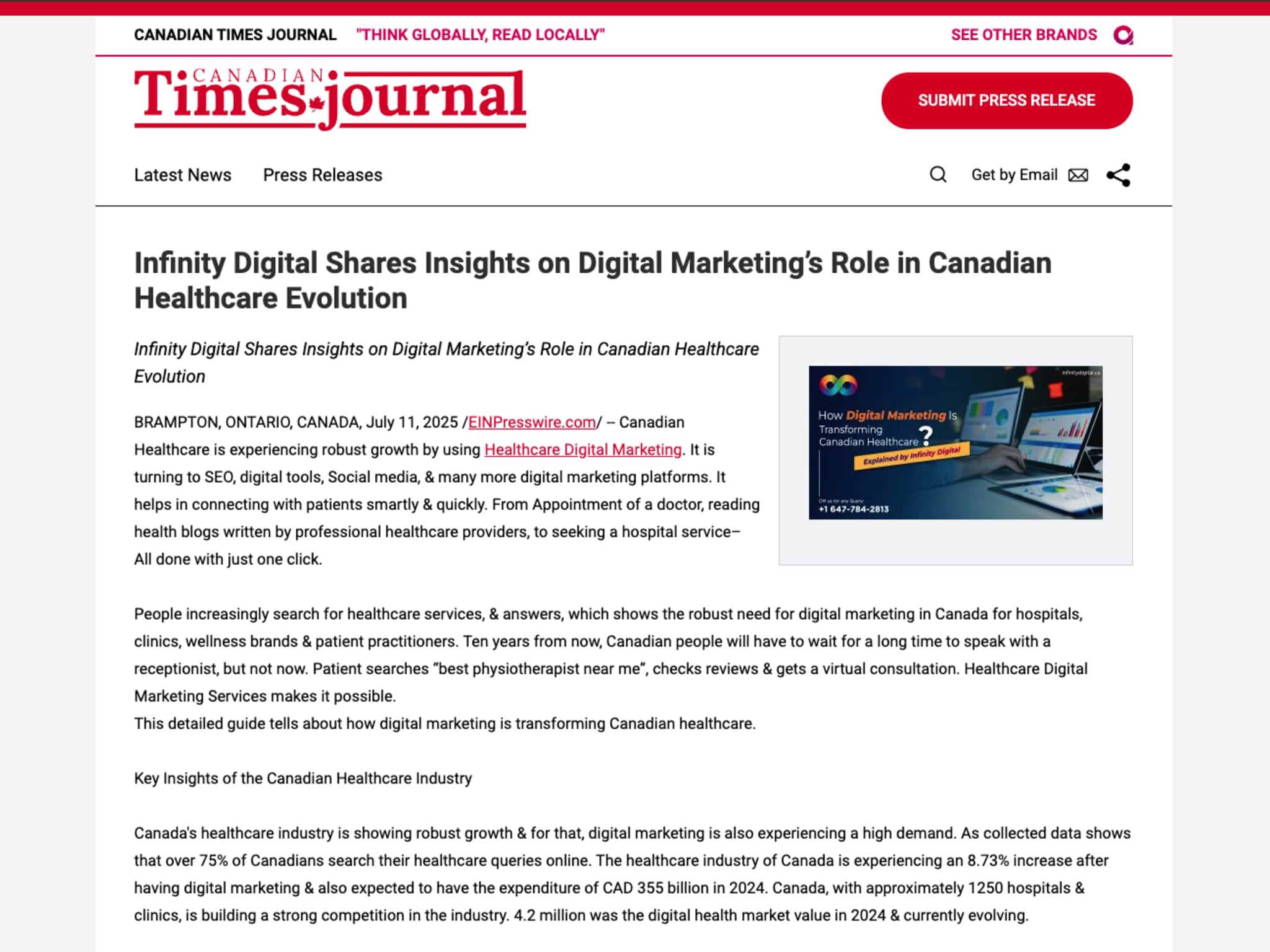 photo Infinity Digital Mississauga | Digital Marketing & Web Design Agency