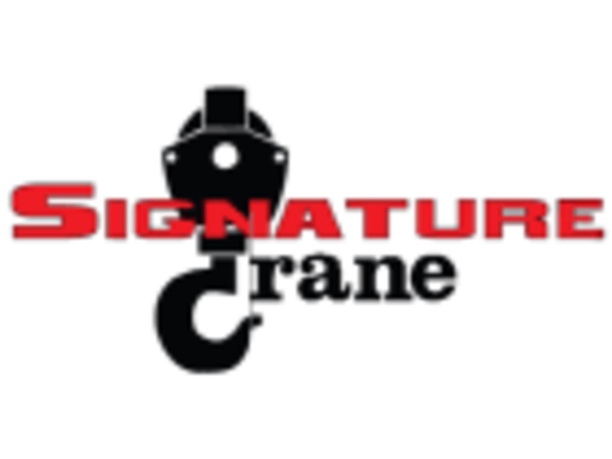 photo Signature Crane Rental Inc