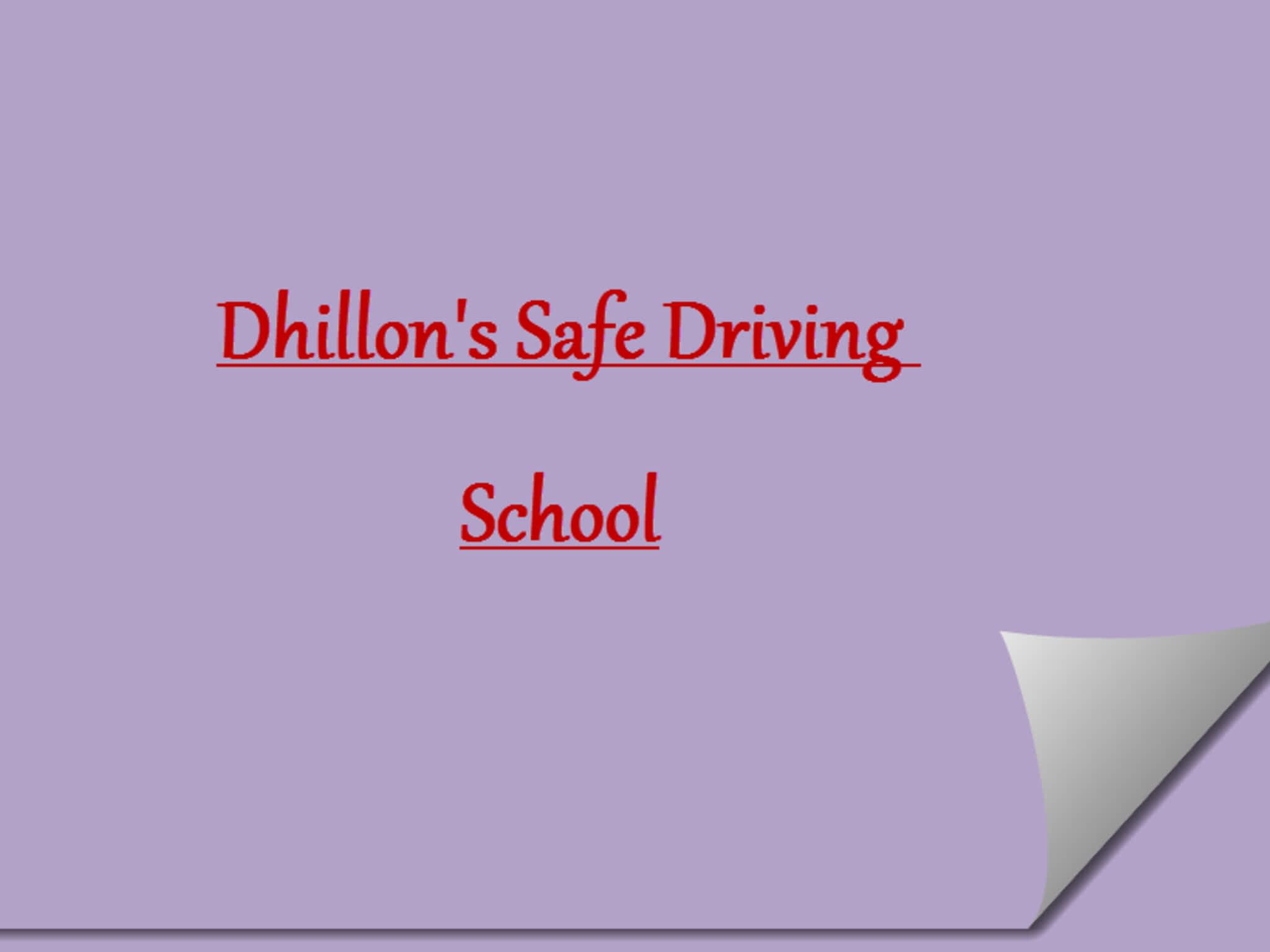 photo Dhillon's Safe Driving School