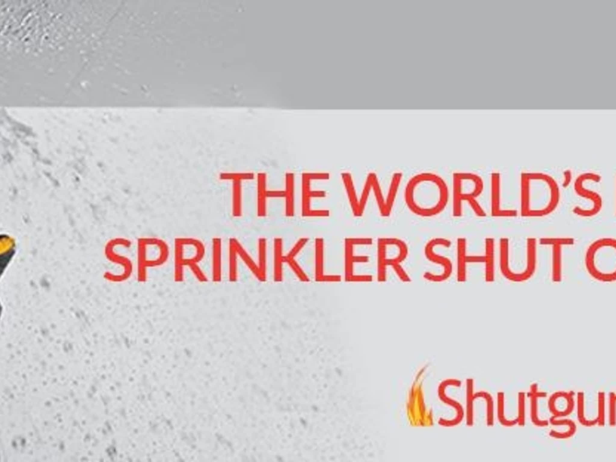 photo Shutgun Fire Sprinkler Shut Off Tool - Technicraft Product Design