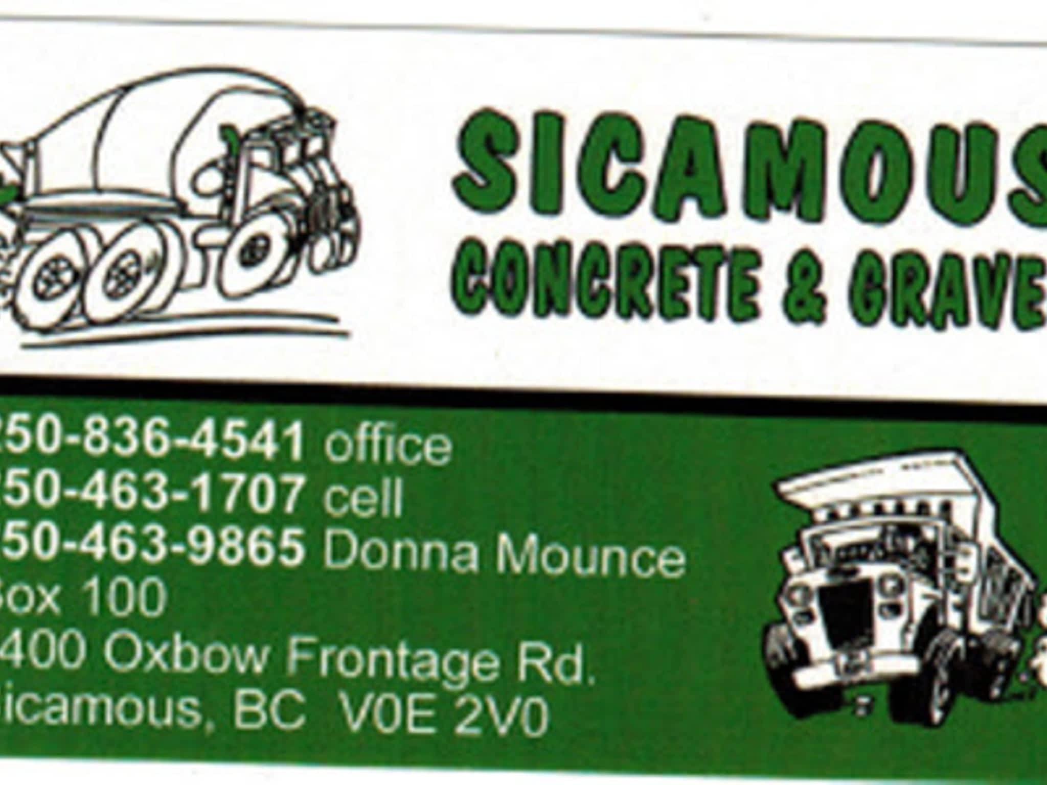 photo Sicamous Concrete & Gravel