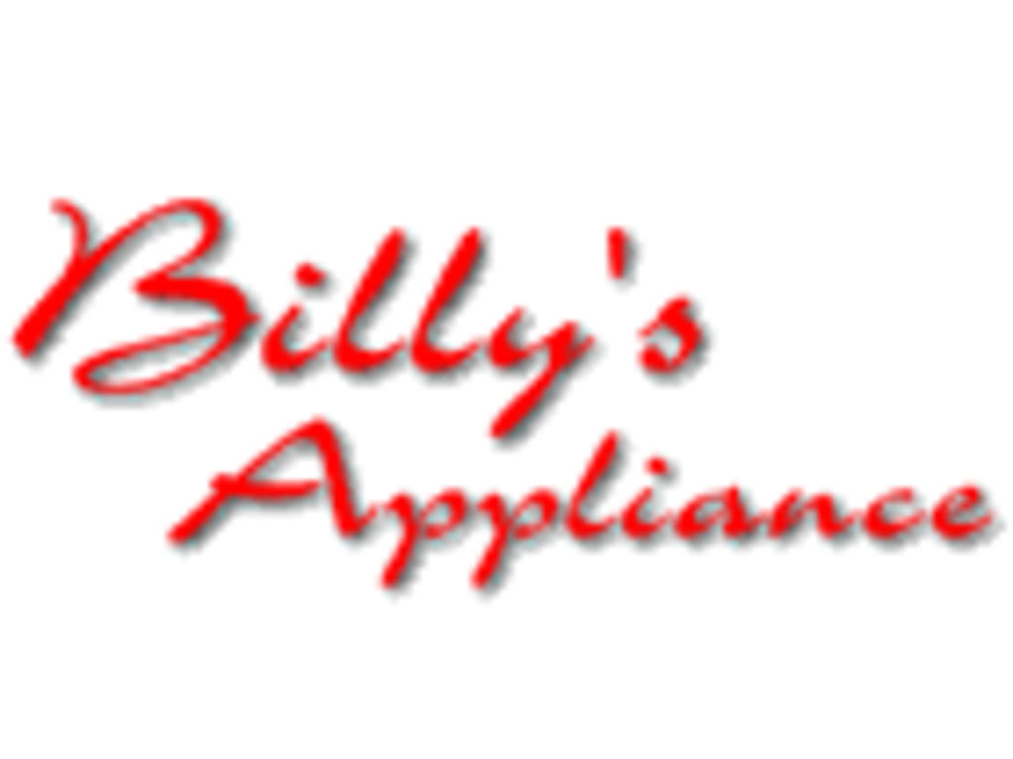 photo Billy's Appliances