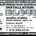 Installation S. Blouin - Satellite Systems, Equipment & Service