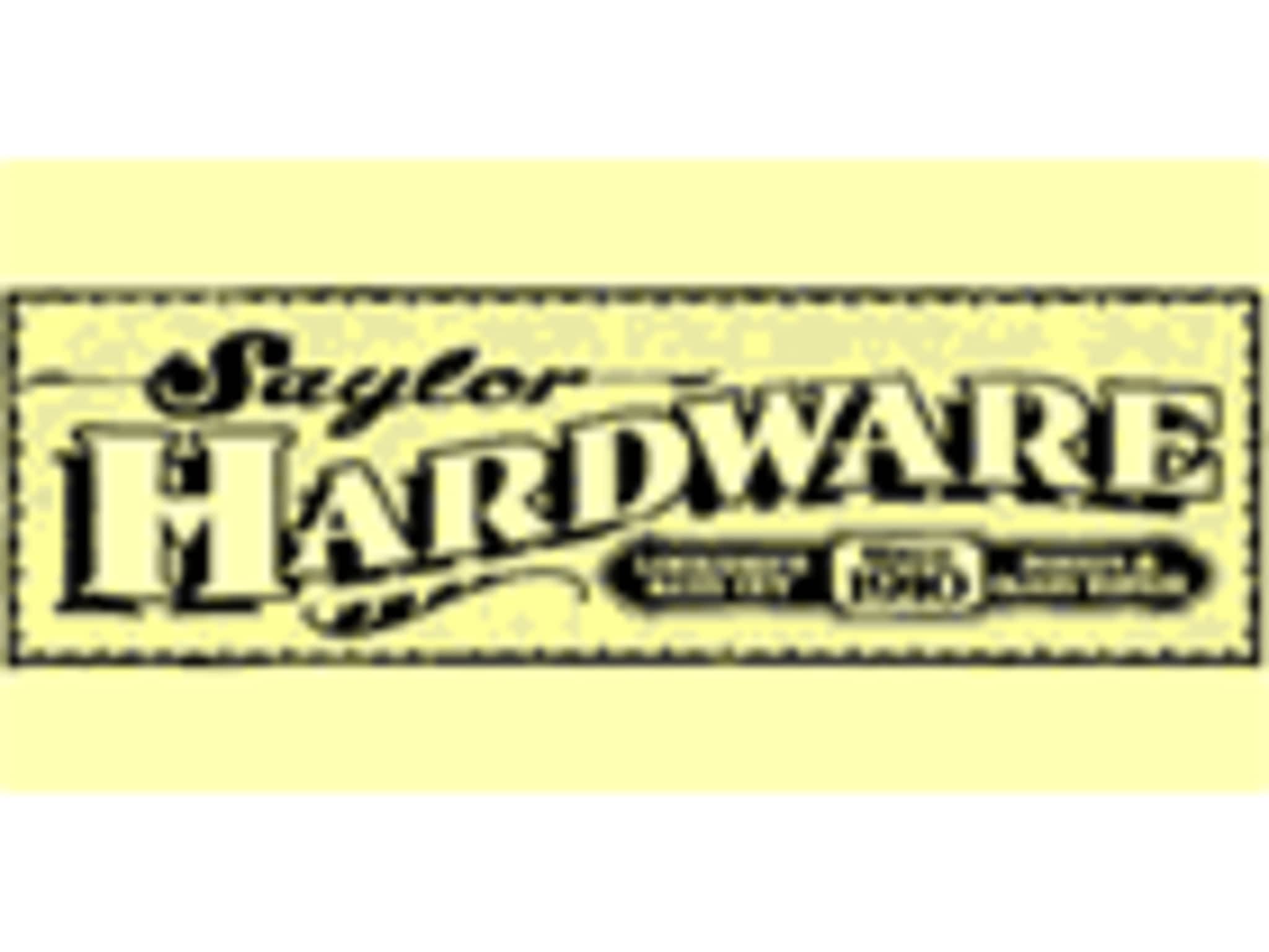 photo Saylor Hardware