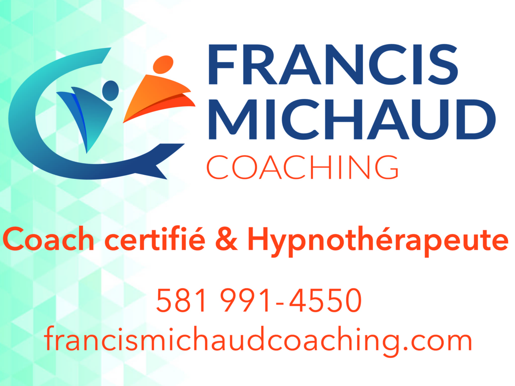 photo Francis Michaud Hypnothérapeute & Coach certifié
