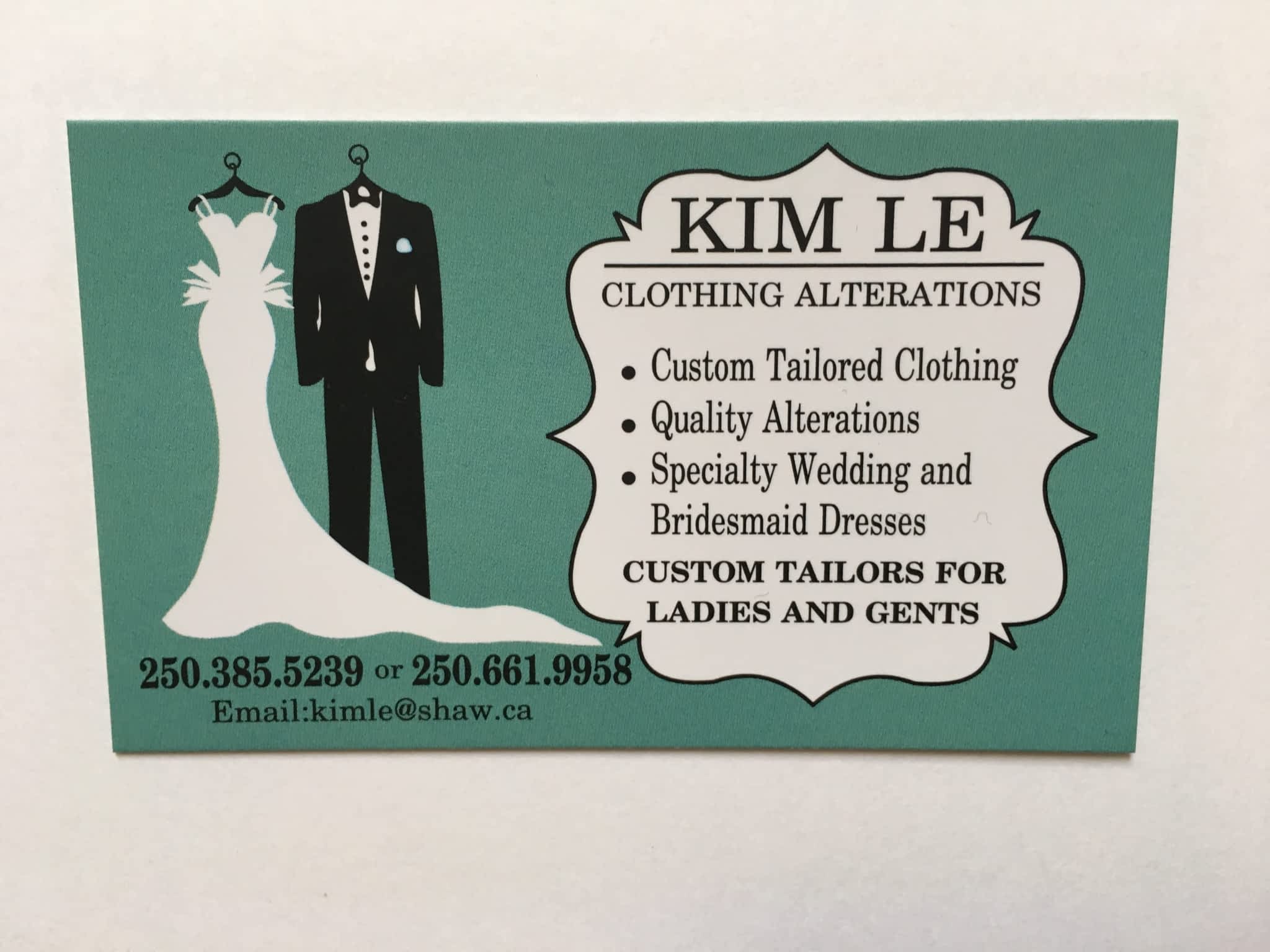 photo Alternations, Wedding Gowns & Tailoring by Kim Le