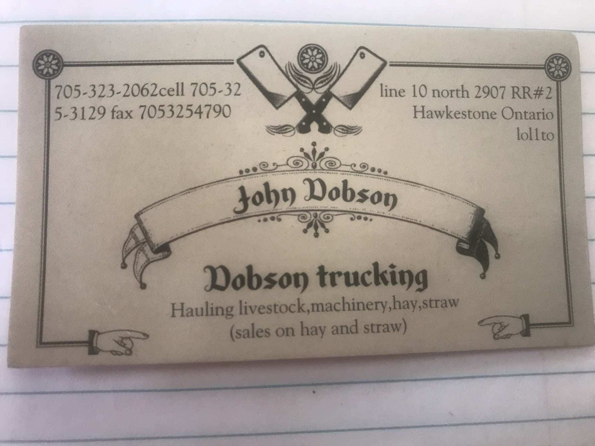 photo Dobson Trucking