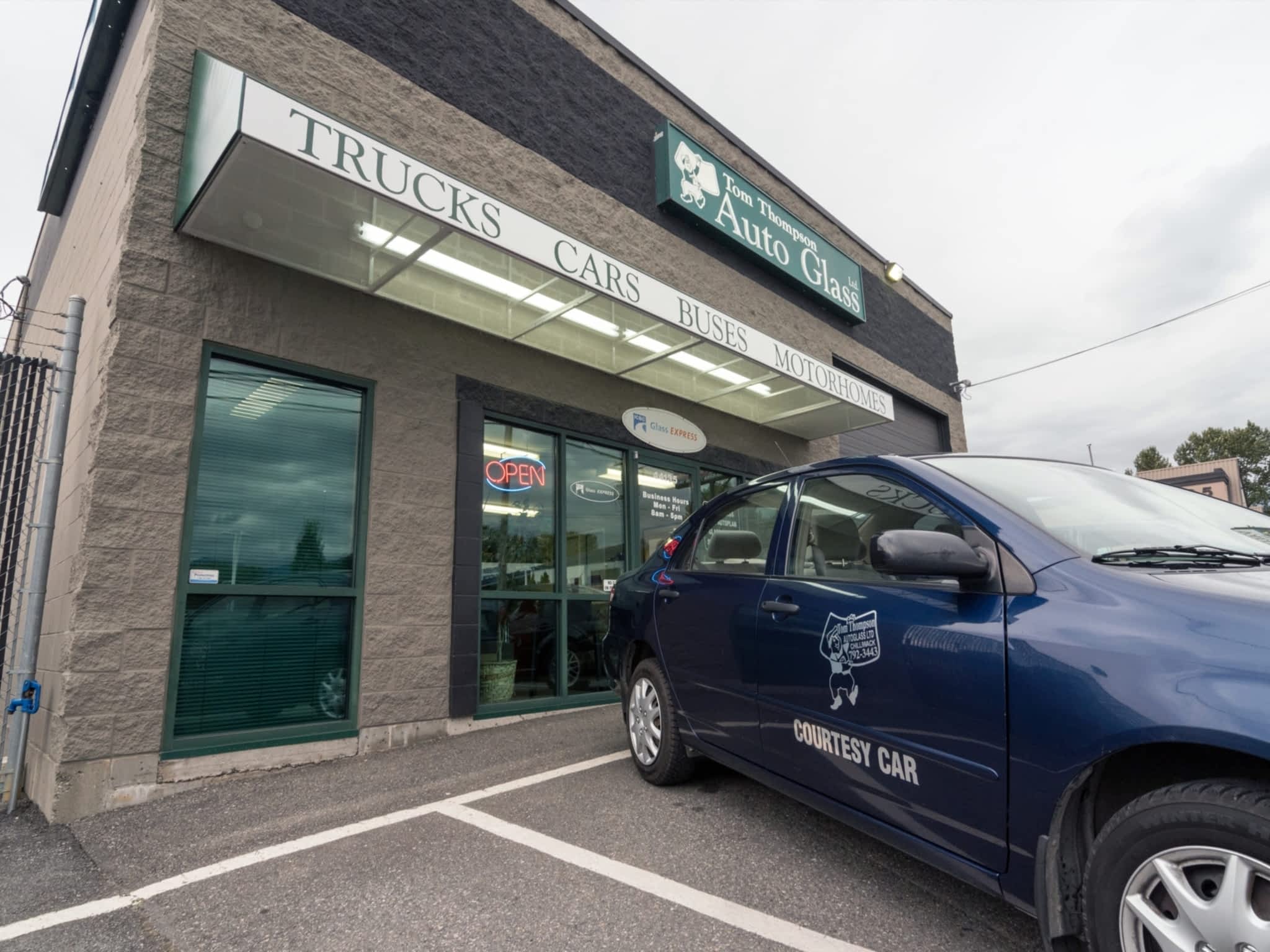 Tom Thompson Auto Glass Ltd Chilliwack, BC 44135 Yale Rd Canpages