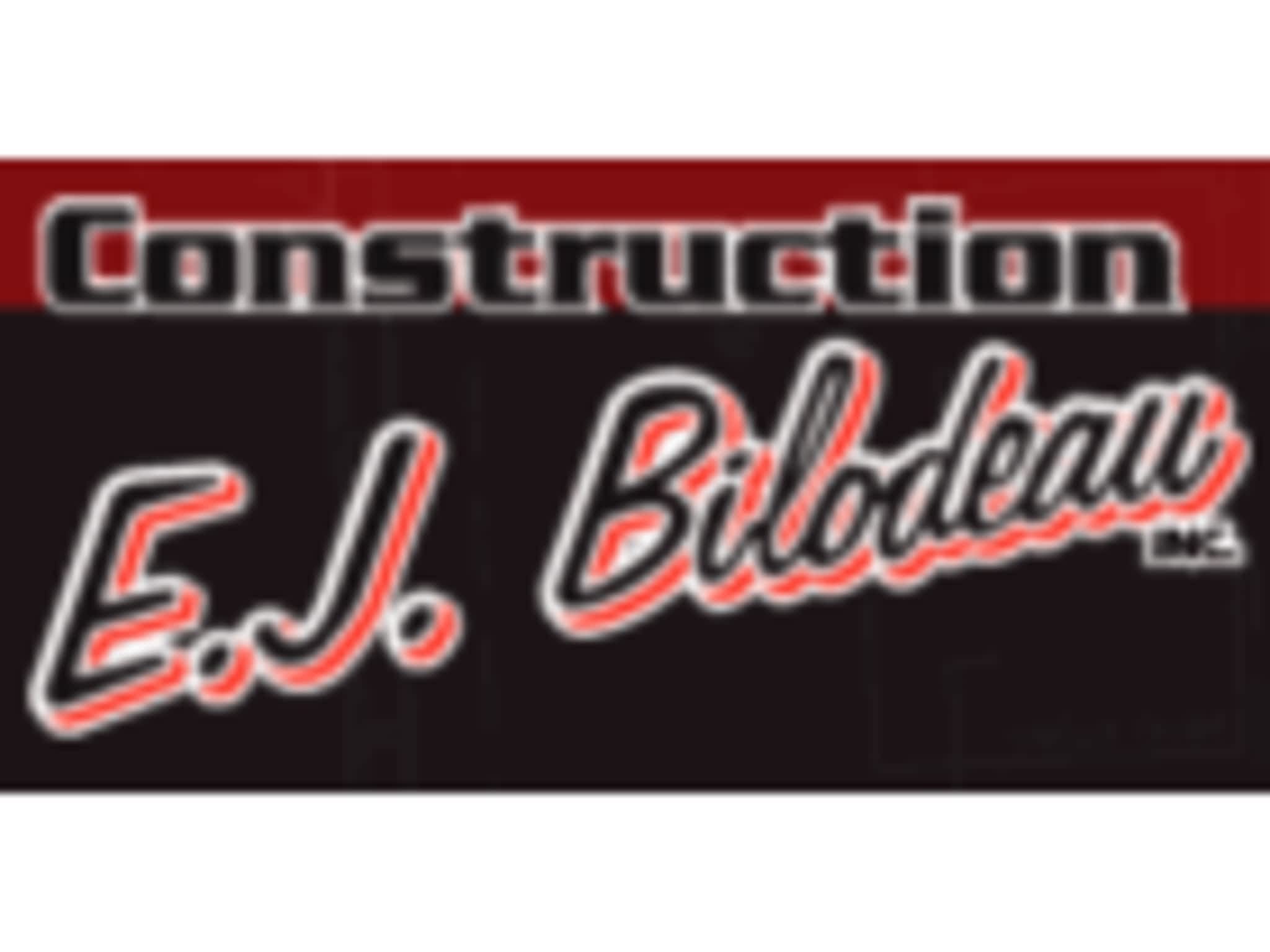 photo Construction EJ Bilodeau