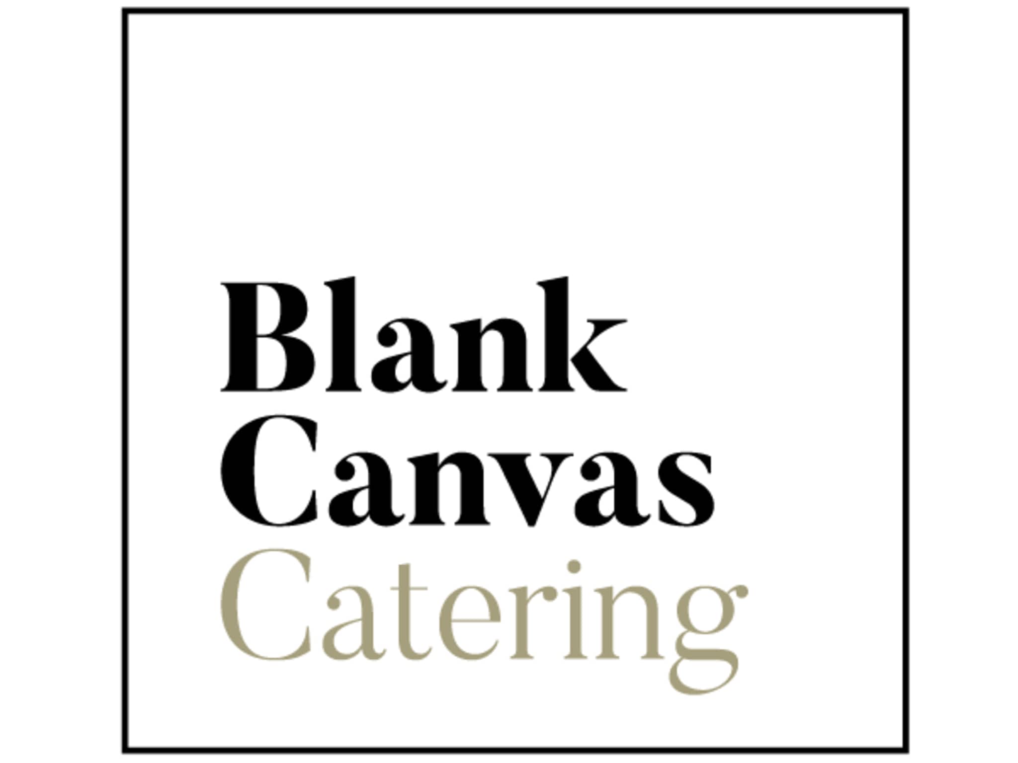 photo Blank Canvas Catering