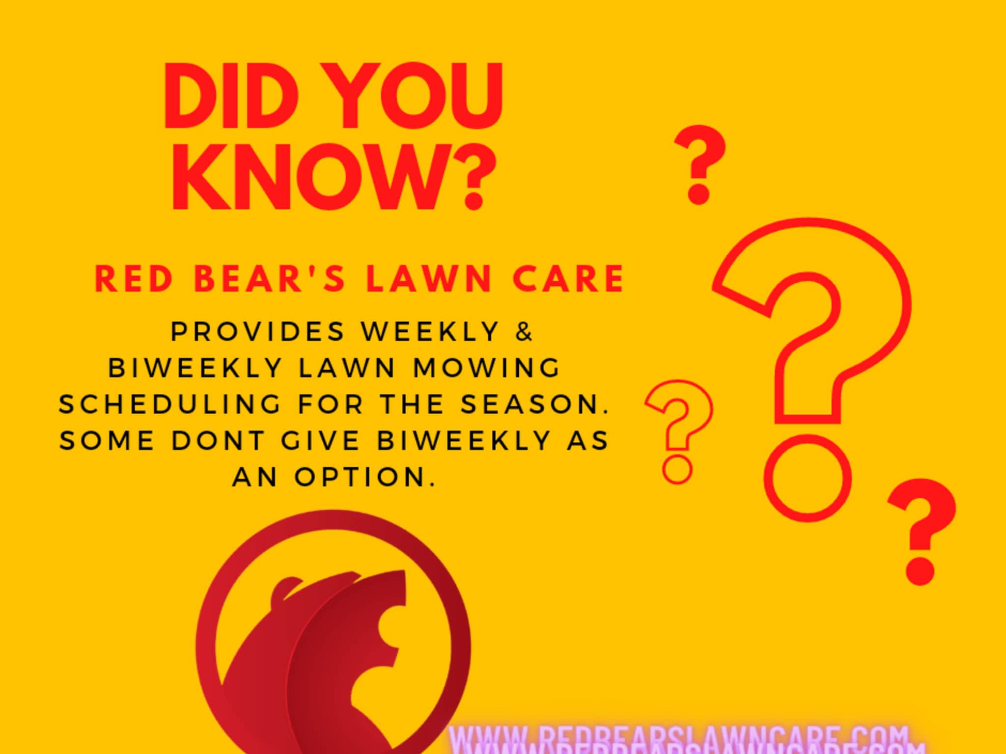 photo Red Bear Lawn Care