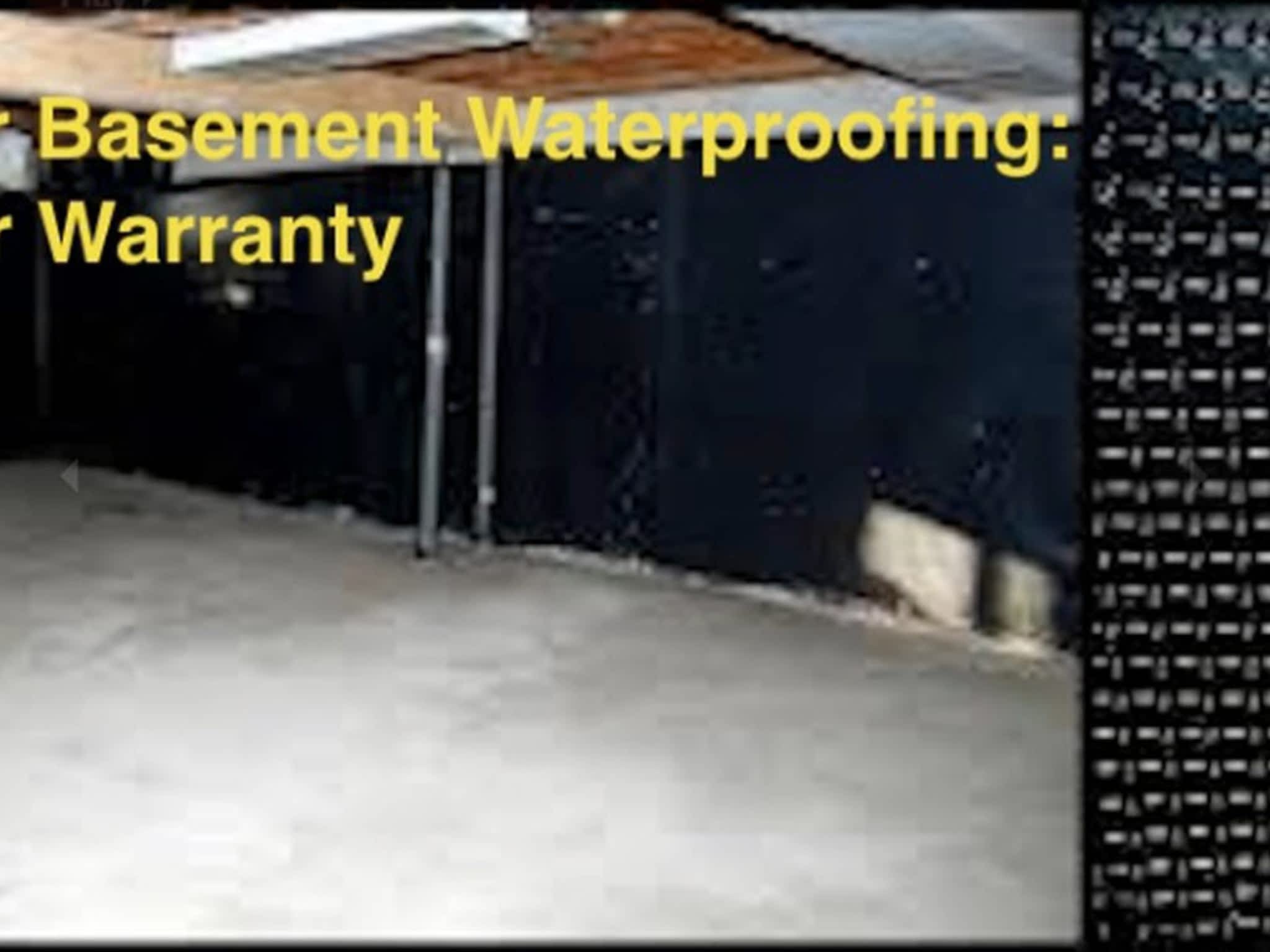 photo Affordable Basement Waterproofing