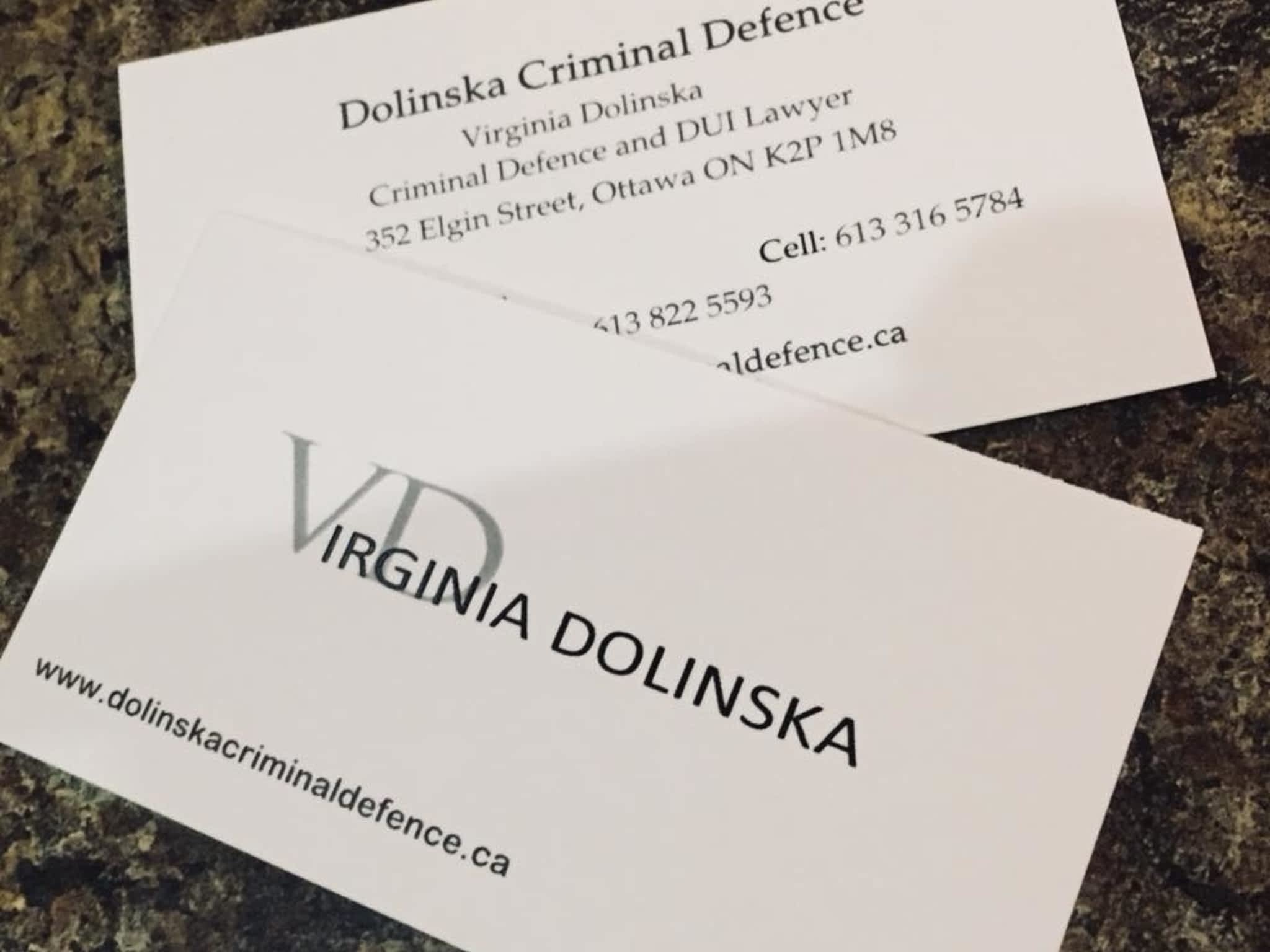 photo Virginia Dolinska Criminal Defence