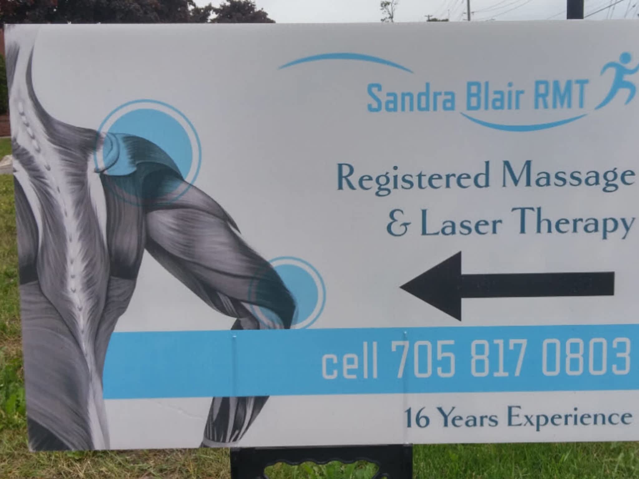 photo Sandra Blair Registered Massage and Laser Therapy