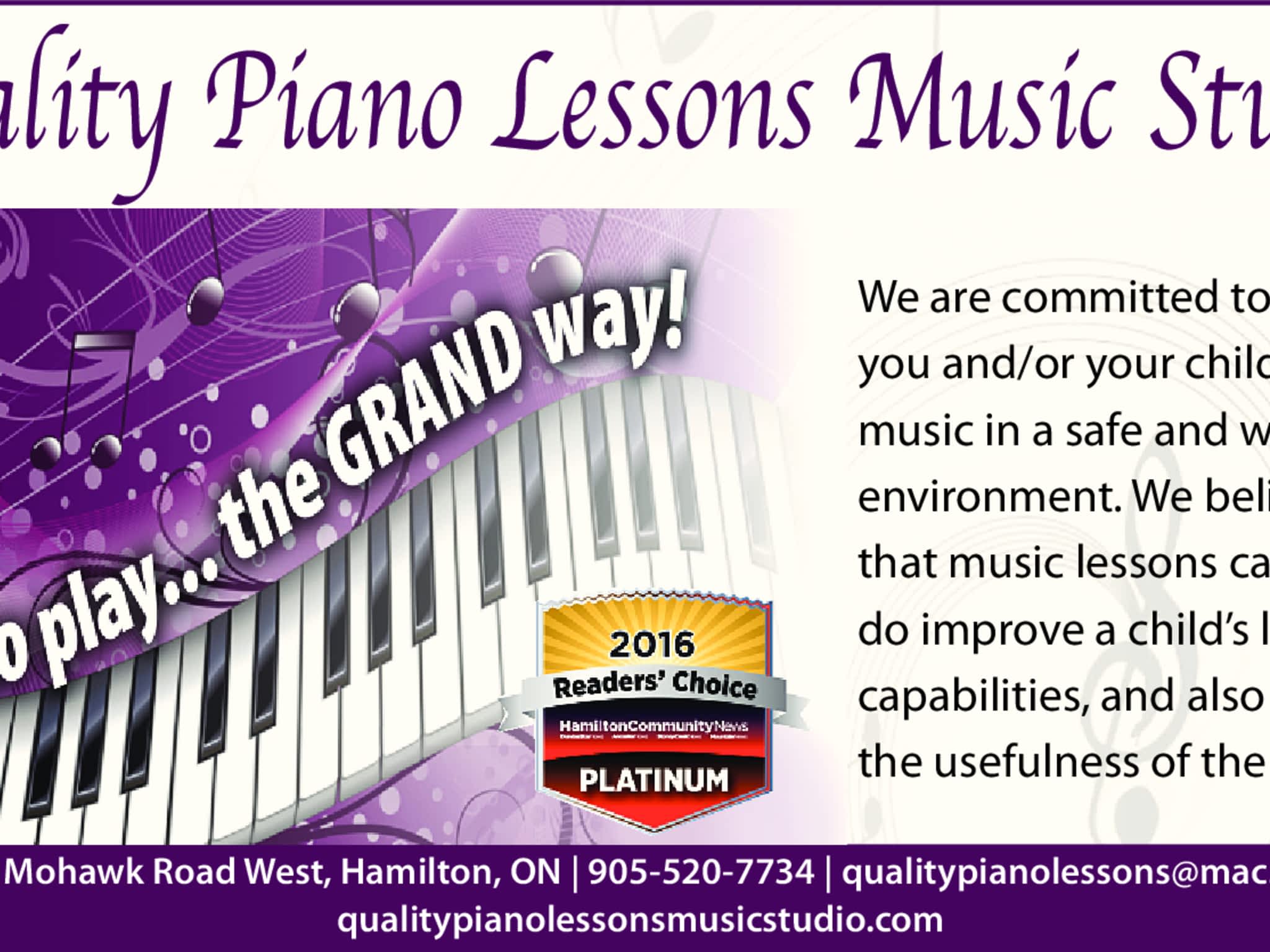 photo Quality Piano Lessons