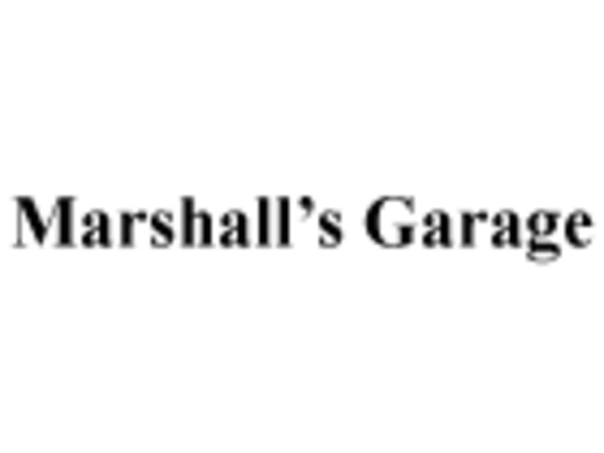 photo Marshall's Garage