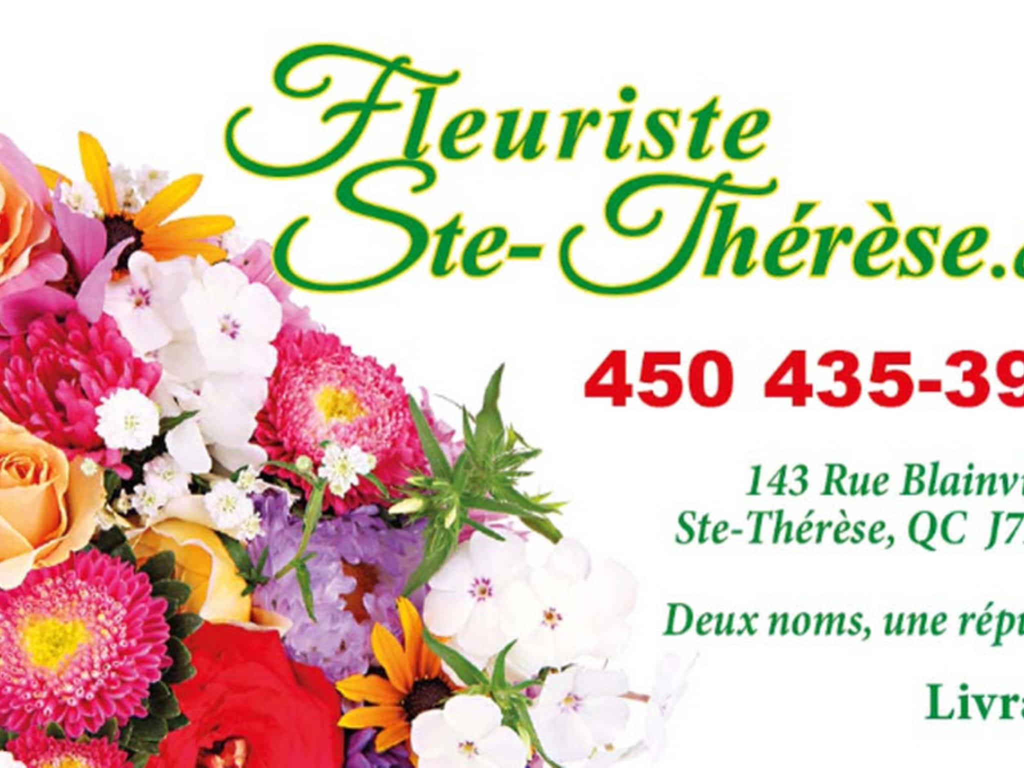 photo Fleuriste Ste-Thérèse Inc