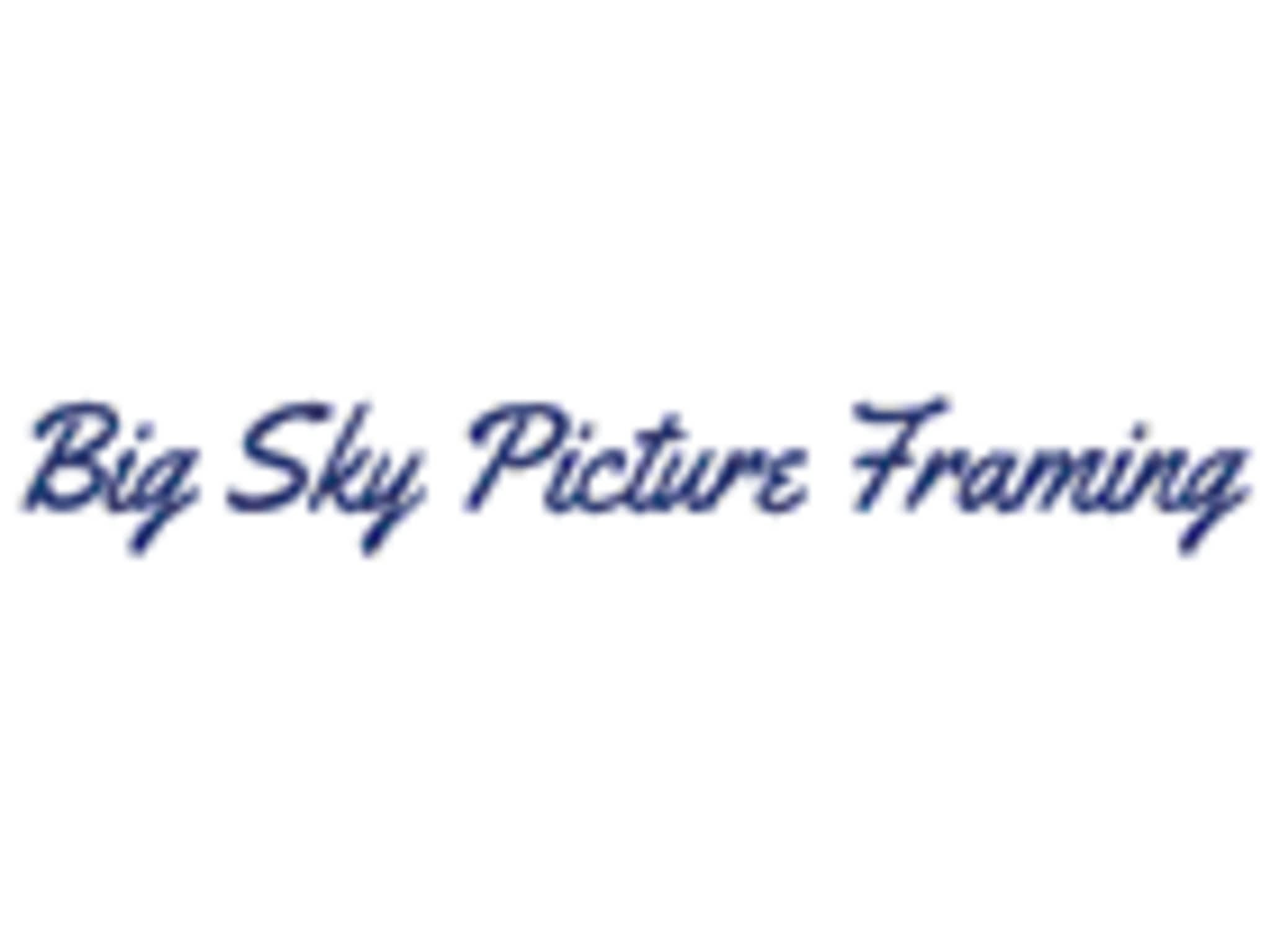 photo Big Sky Picture Framing