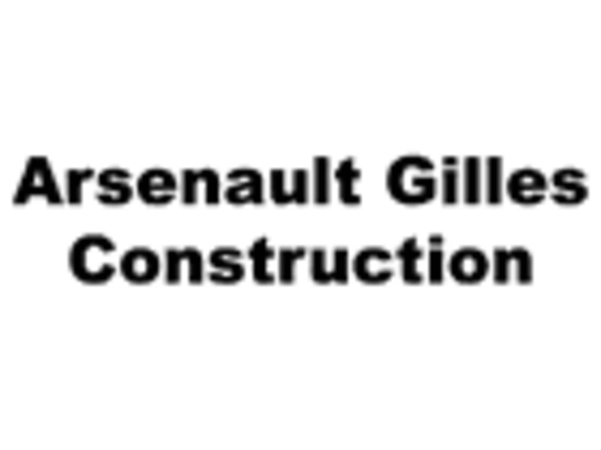 photo Construction & Inspection Gilles Arsenault Inc